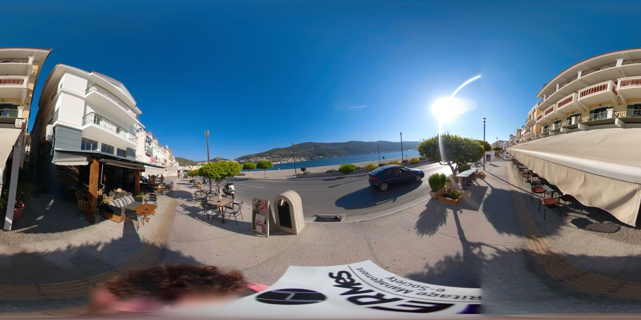 Street view near Aeolis Hotel, Samos — © echatz (CC BY-SA · Mapillary)