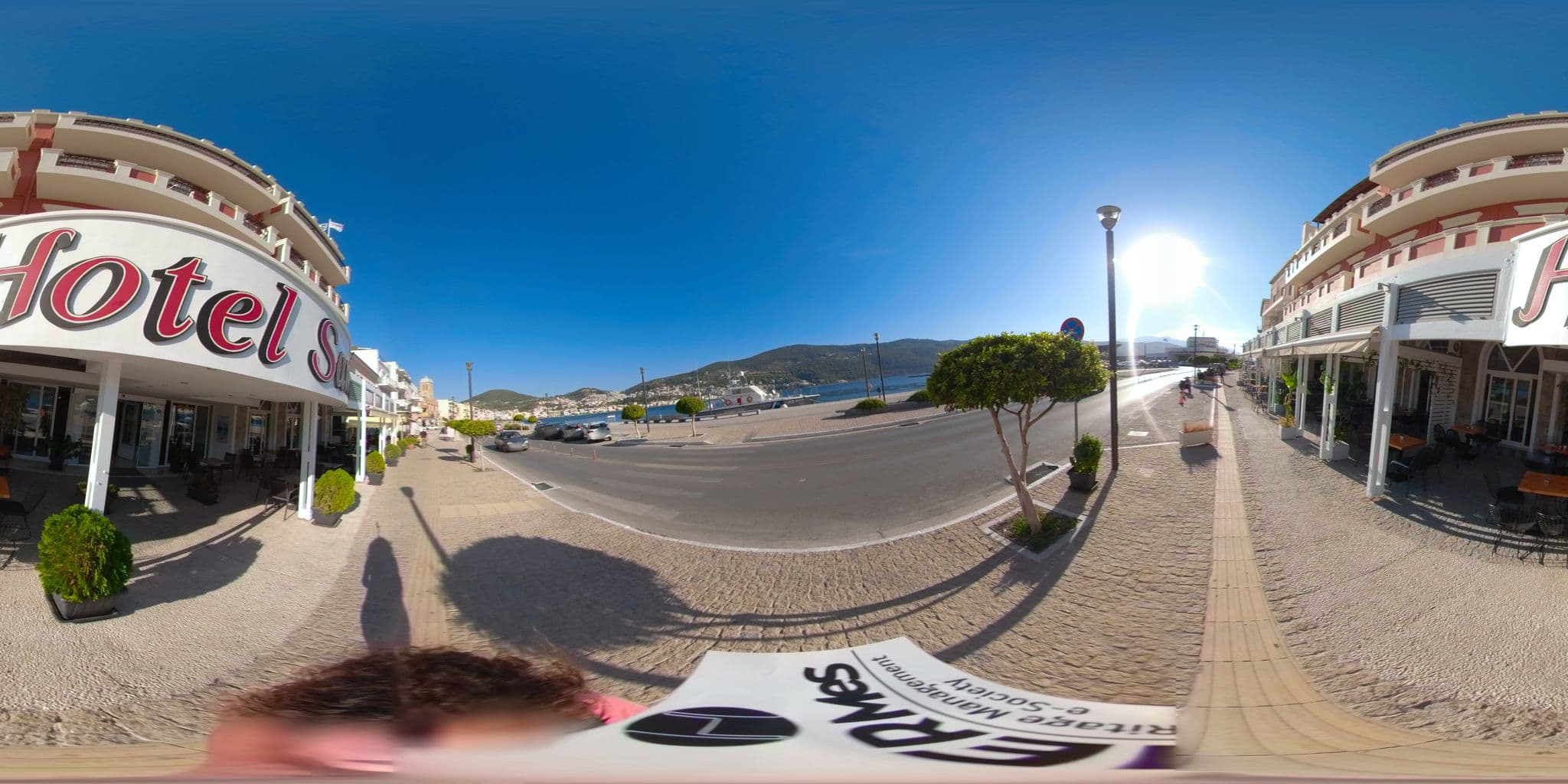 Street view near Samos City Hotel, Samos — © echatz (CC BY-SA · Mapillary)
