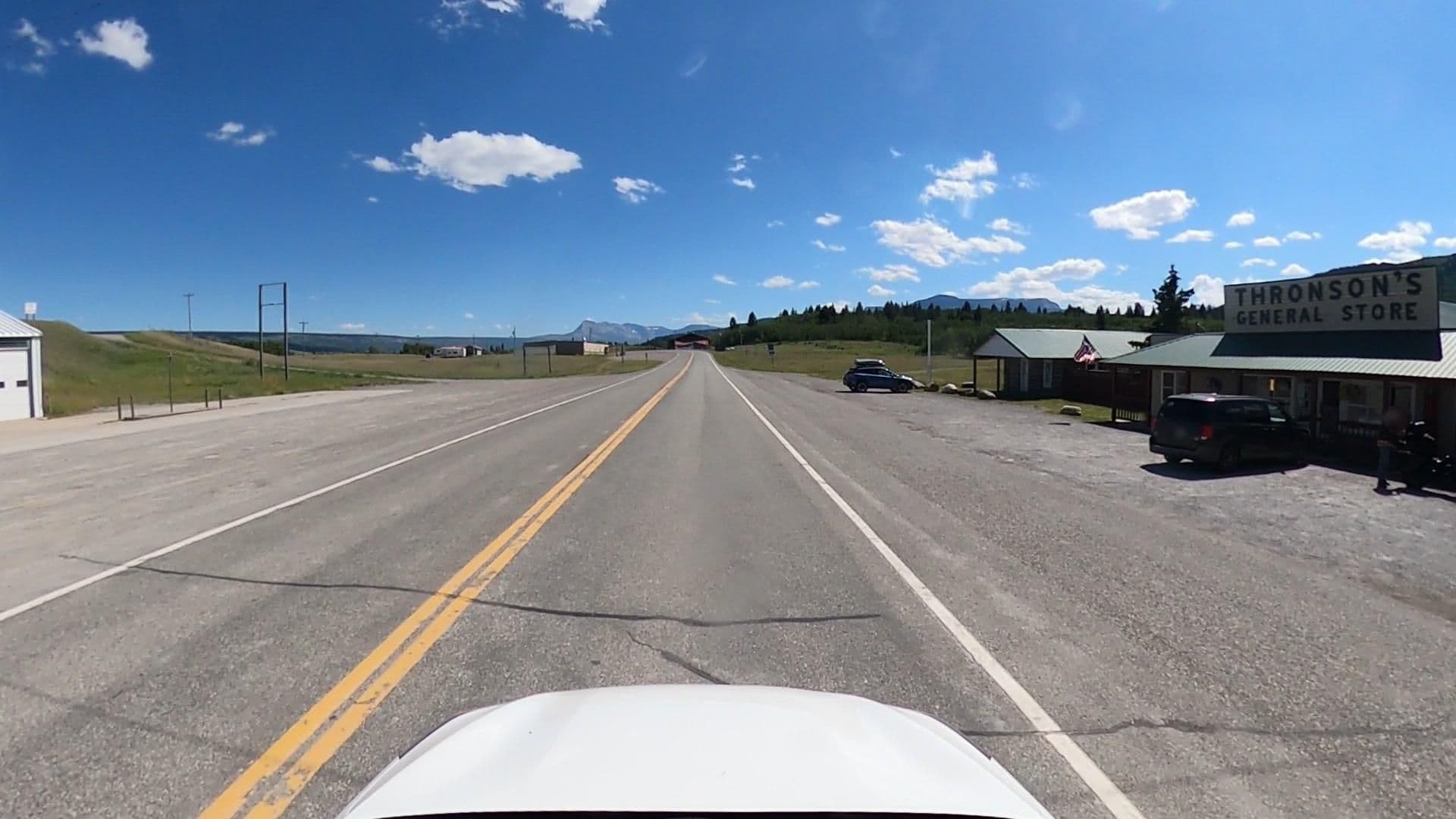 Street view near Thronson's Motel, Cardston — © adamroads (CC BY-SA · Mapillary)