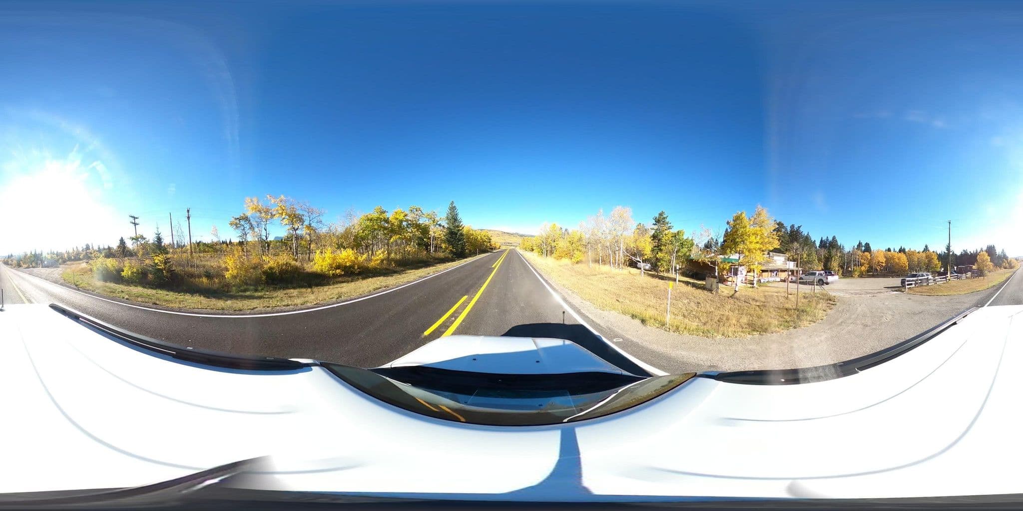 Street view near Leaning Tree Café and Campground, Cardston — © Bellsmarie51 (CC BY-SA · Mapillary)