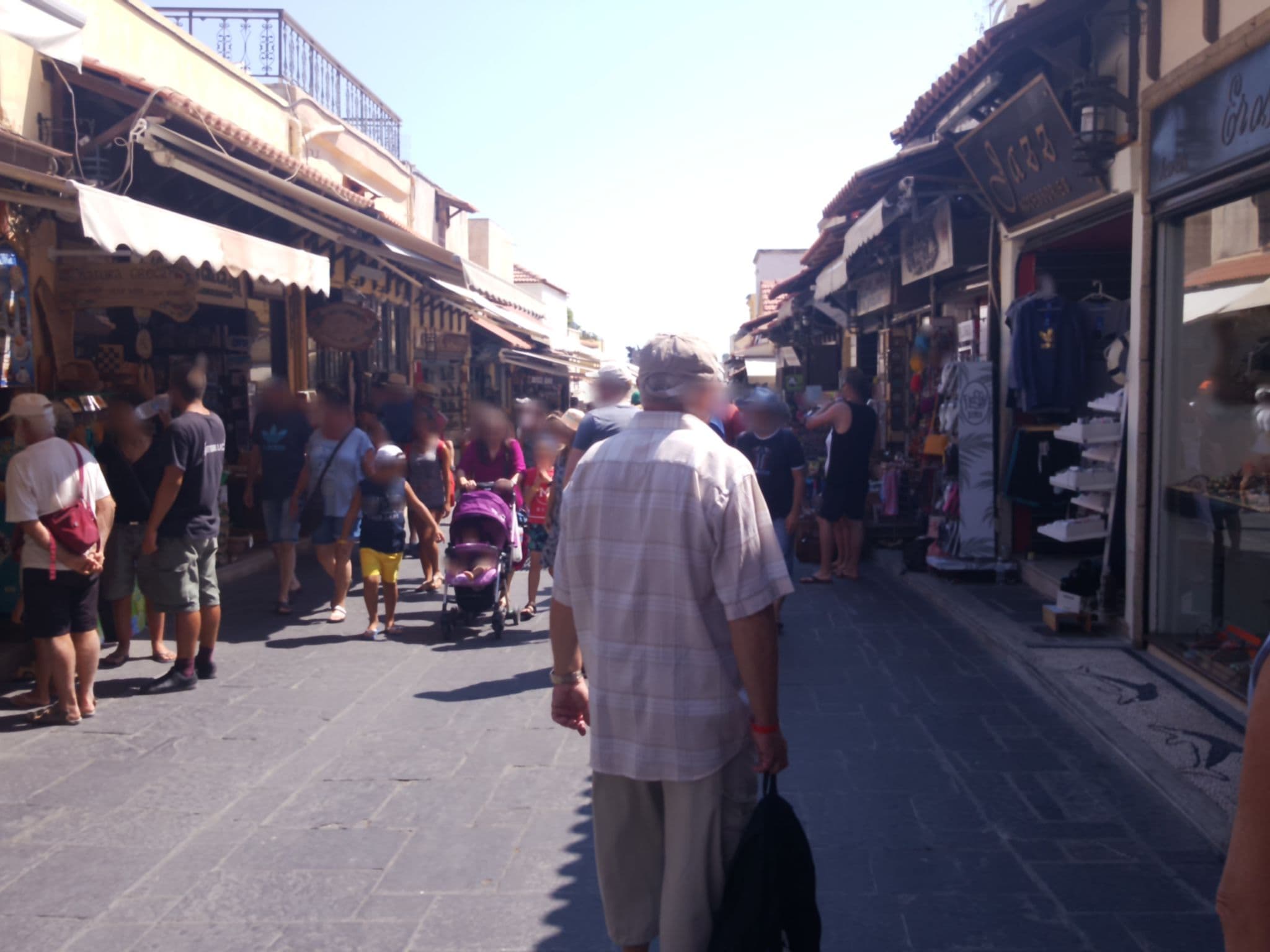 Street view near Evdokia Boutique Hotel, Ródos — © hakan (CC BY-SA · Mapillary)
