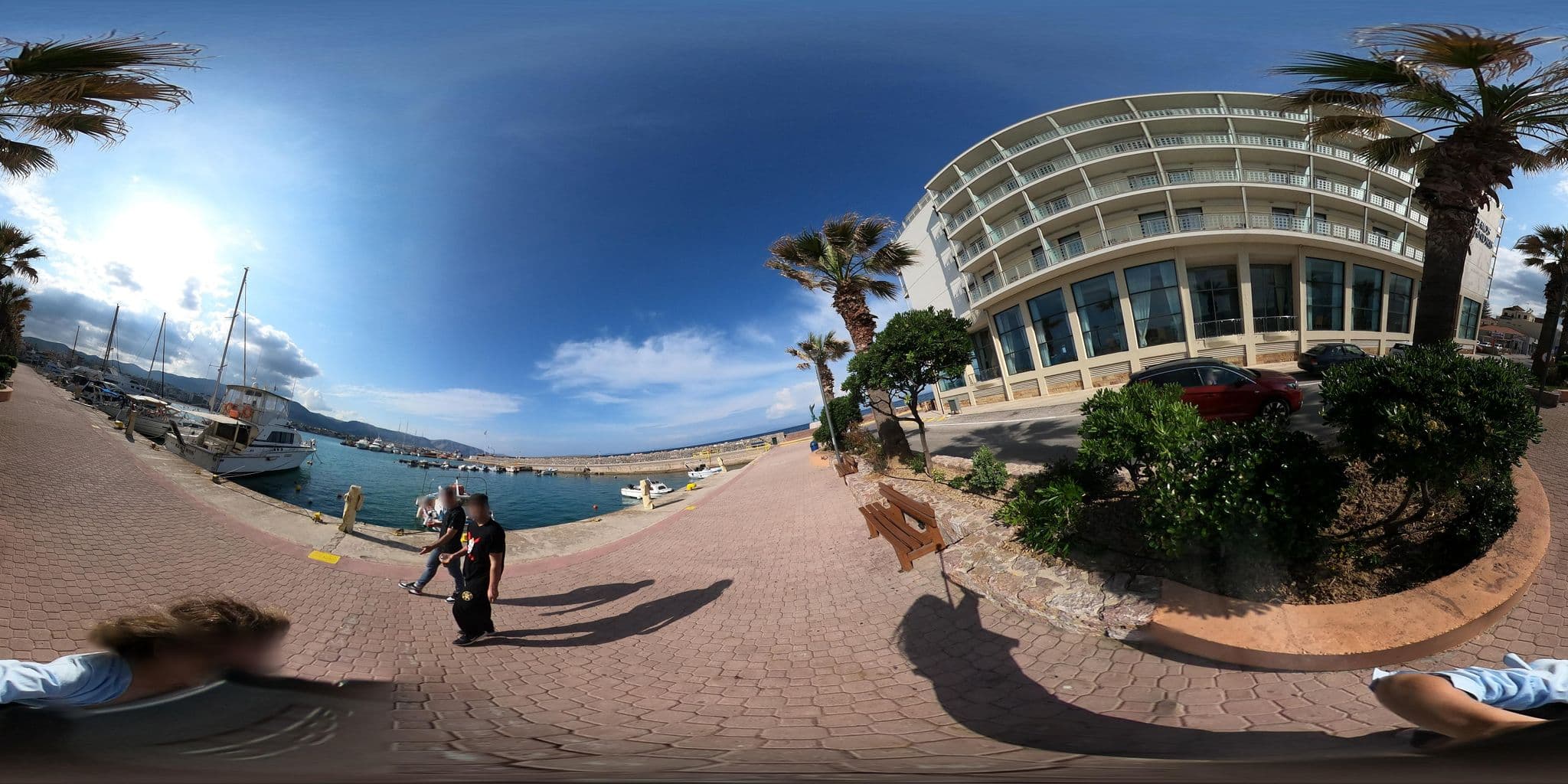 Street view near Chios Chandris Hotel, Chios — © efikour (CC BY-SA · Mapillary)