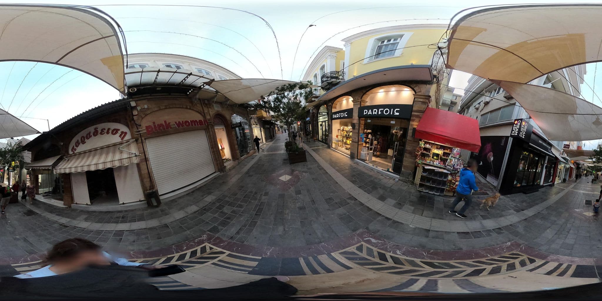 Street view near Agora Residence, Chios — © efikour (CC BY-SA · Mapillary)