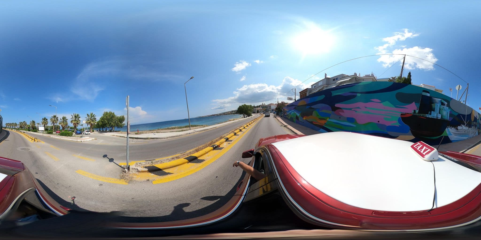 Street view near 4Seasons, Vrontádos — © efikour (CC BY-SA · Mapillary)