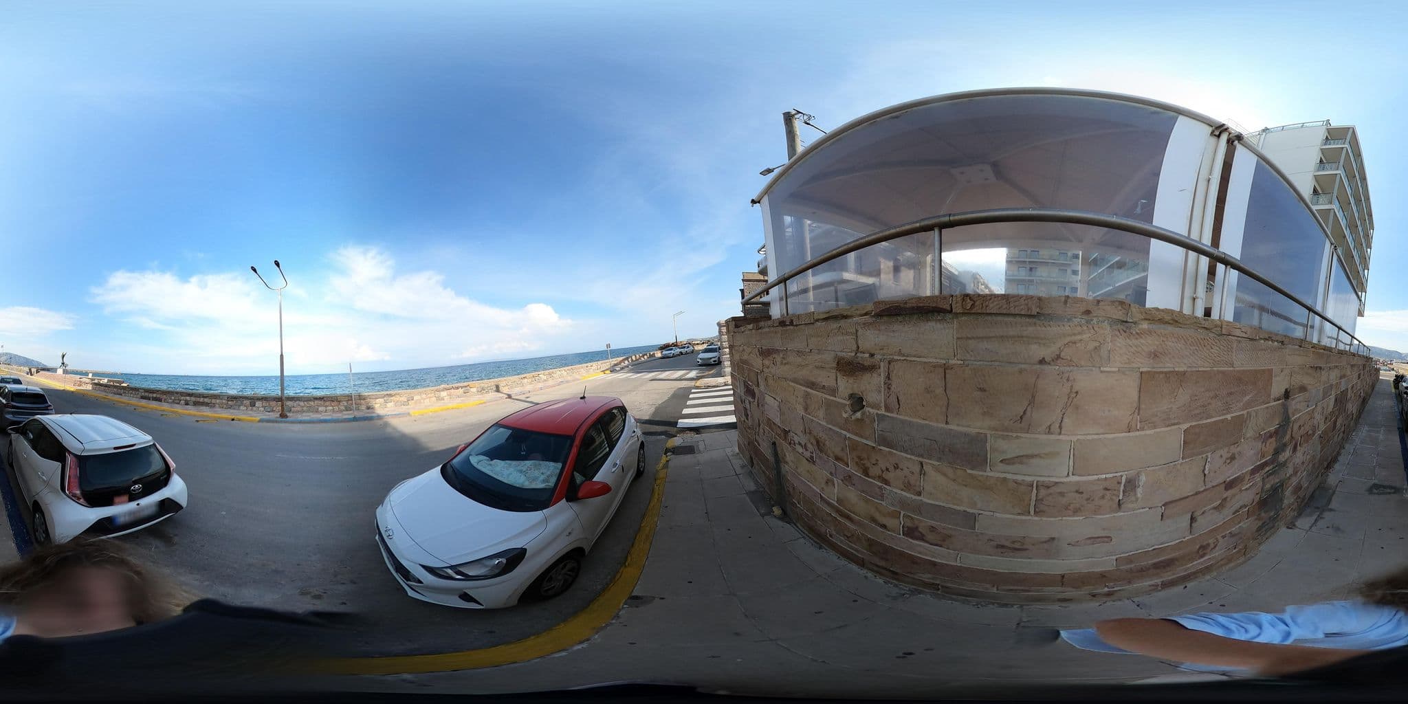 Street view near Pool at Chios Chandris, Chios — © efikour (CC BY-SA · Mapillary)