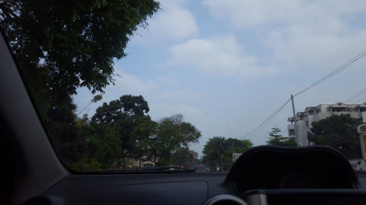 Street view near Hotel O'Castelo, Kinshasa