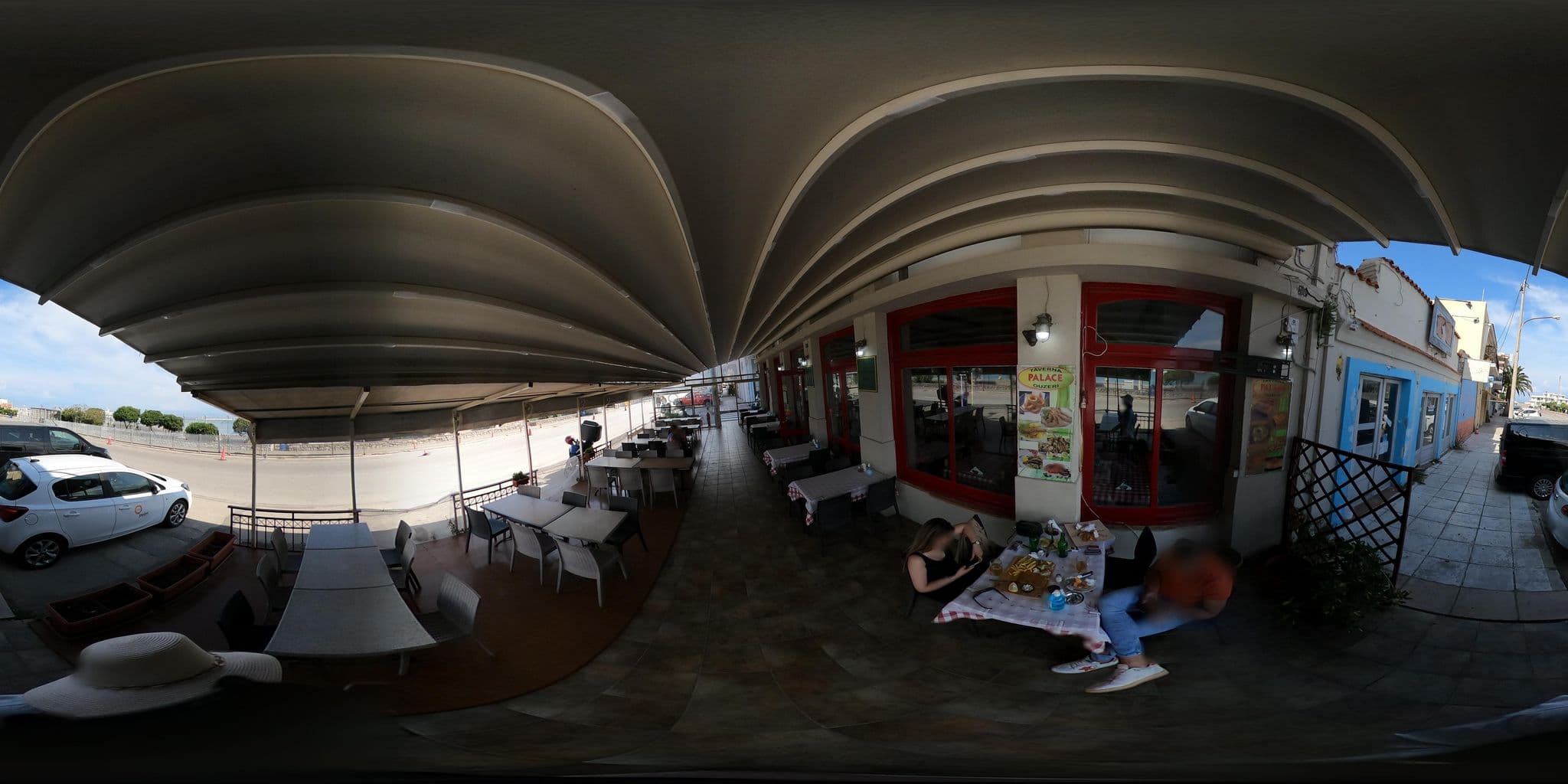 Street view near City Point Boutique Hotel, Chios — © efikour (CC BY-SA · Mapillary)