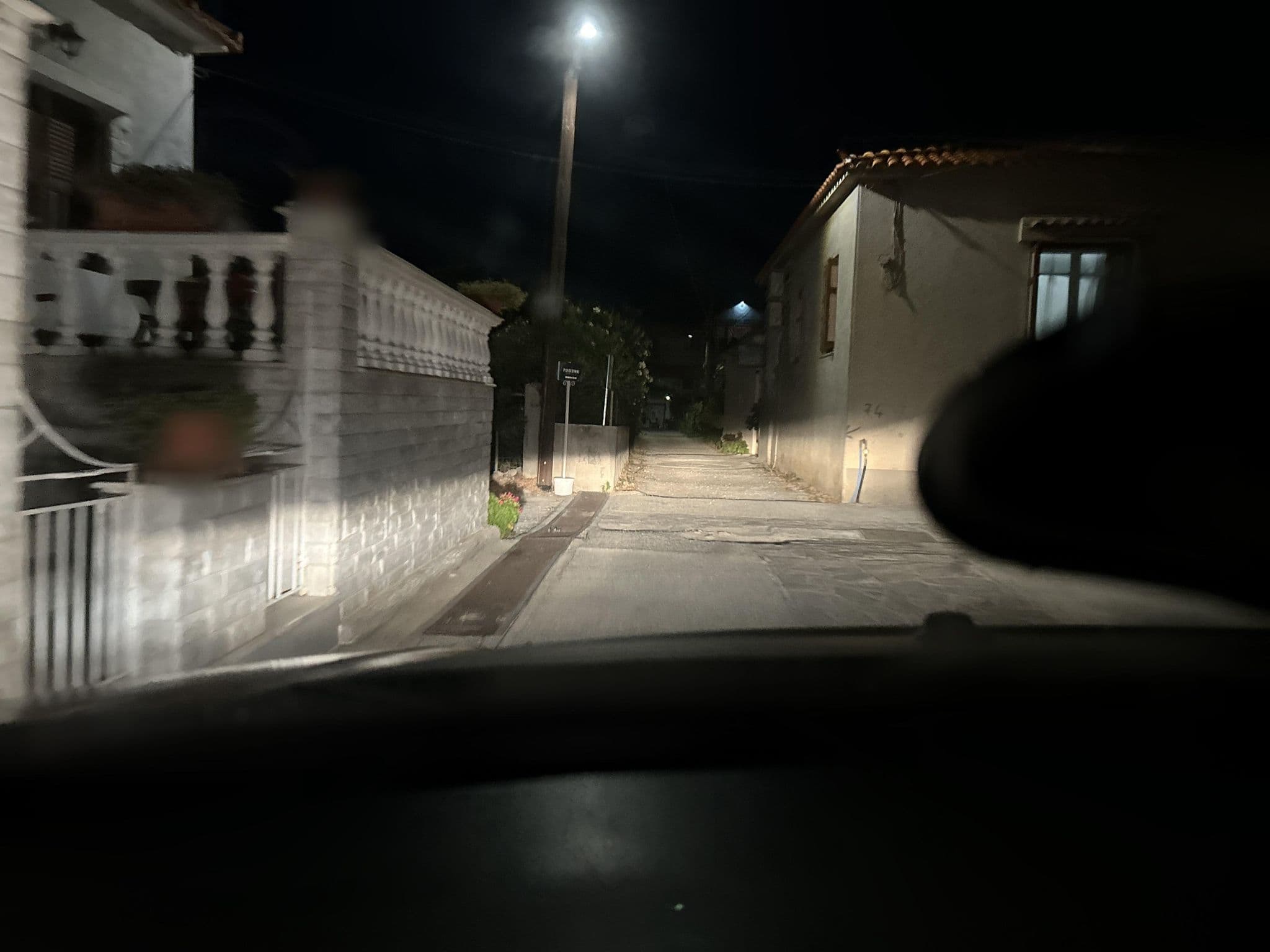 Street view near Lisia Studios, Eresós — © ctsonis (CC BY-SA · Mapillary)