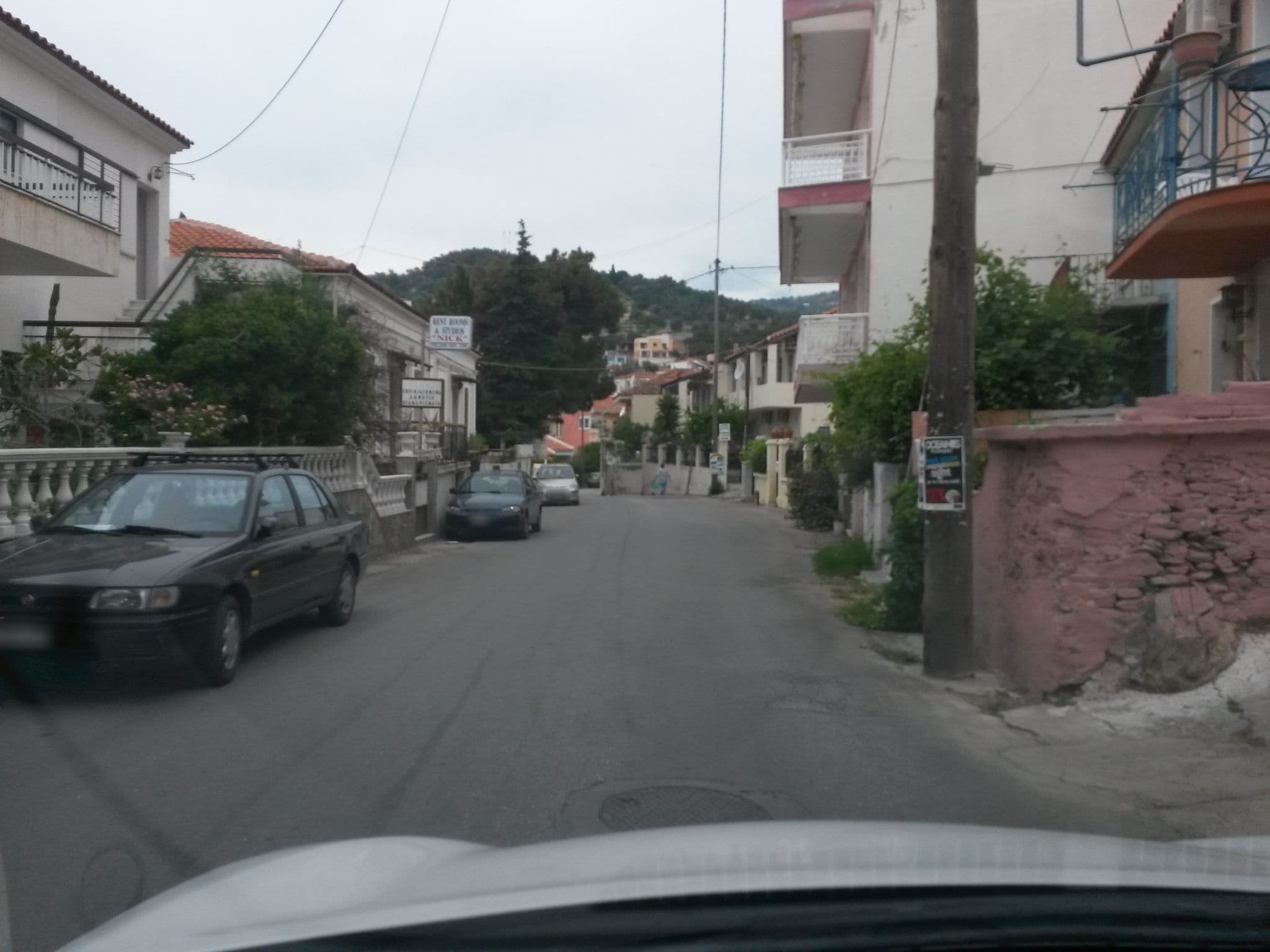 Street view near Panorama Apartments, Plomári — © kay_d (CC BY-SA · Mapillary)