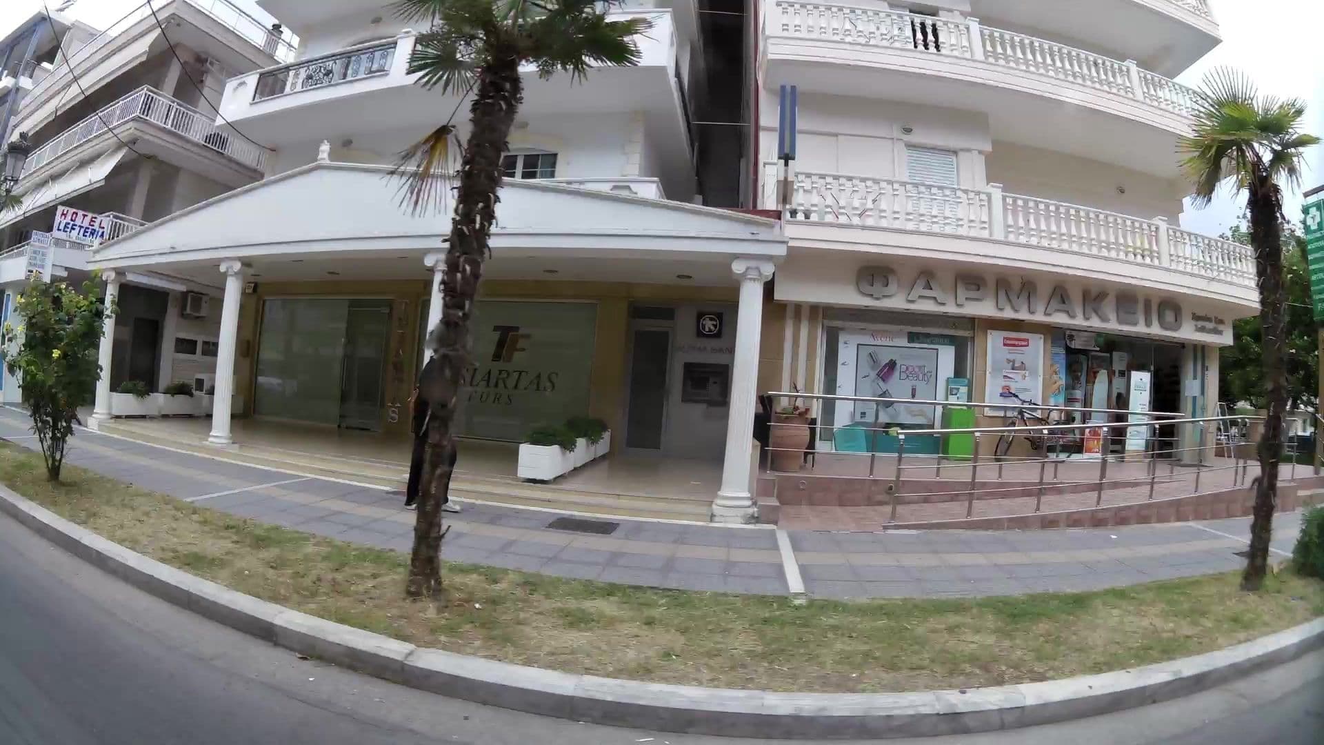 Street view near Hotel Axxileion, Perístasi — © kaartcam (CC BY-SA · Mapillary)