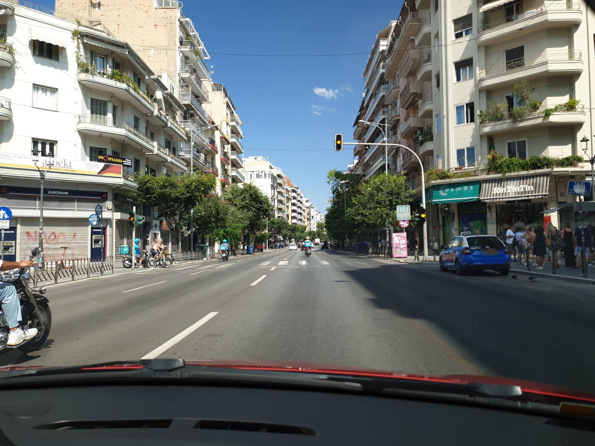Street view near Prinsessen Airbnb, Ágios Pávlos — © yannakis (CC BY-SA · Mapillary)