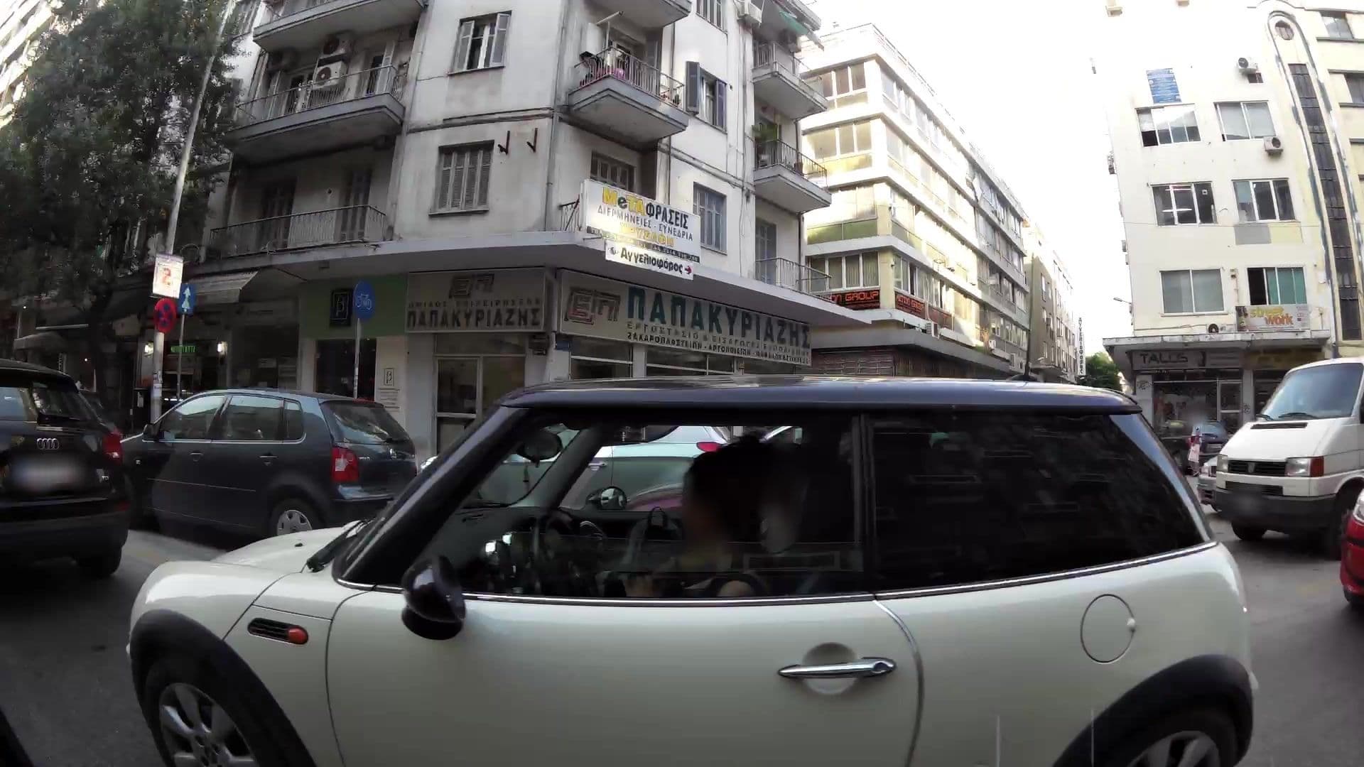 Street view near Vanoro Hotel 5*, Thessaloníki — © kaartcam (CC BY-SA · Mapillary)