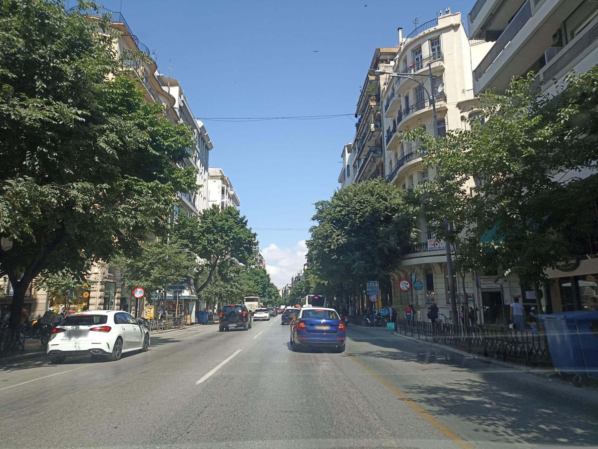 Street view near The Trilogy House, Thessaloníki — © geraki (CC BY-SA · Mapillary)