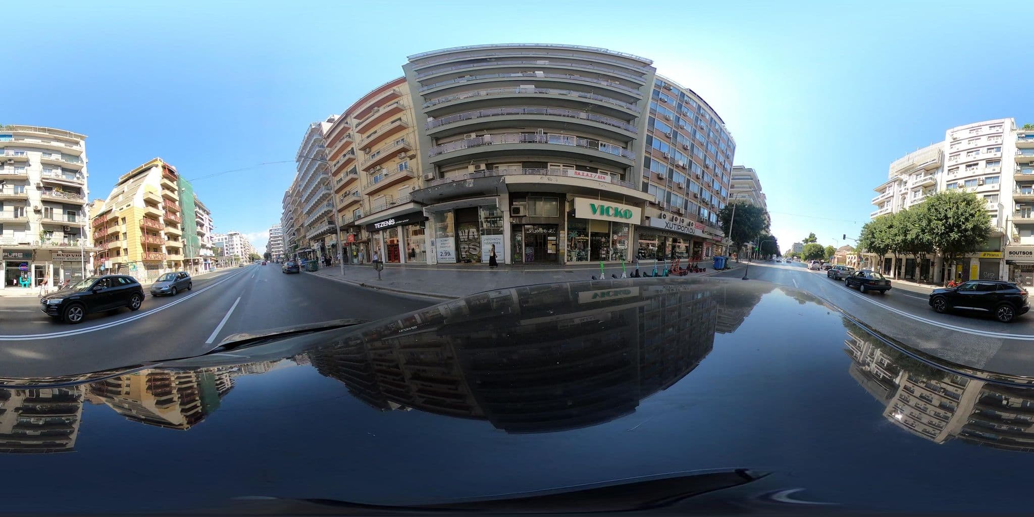 Street view near Suite 502 Egnatia Palace, Thessaloníki — © geraki (CC BY-SA · Mapillary)