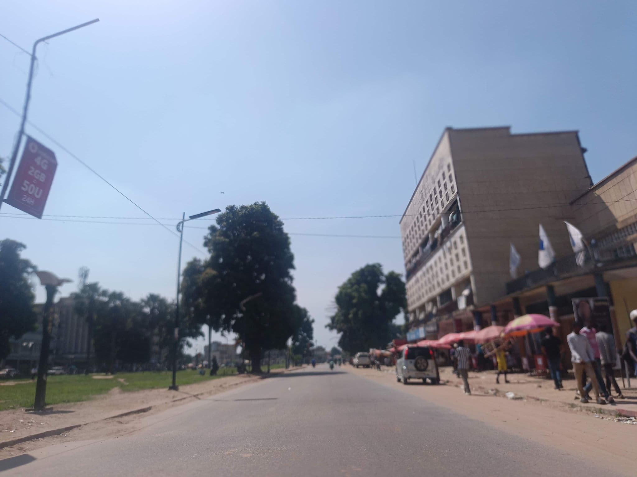 Street view near Grand Hôtel de Kananga, Kananga — © OSP1 (CC BY-SA · Mapillary)