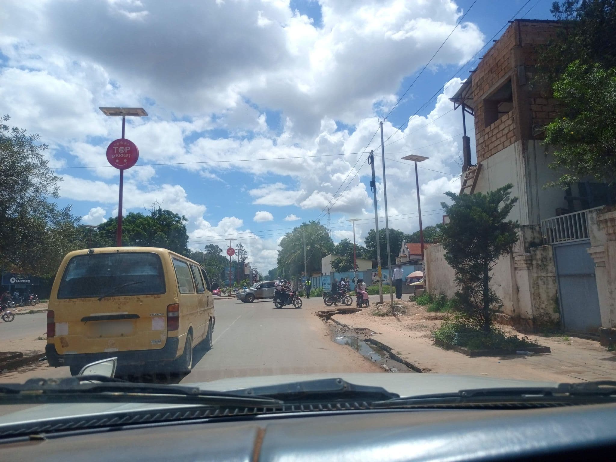 Street view near Mwamini Guest House, Lubumbashi — © mulenji (CC BY-SA · Mapillary)