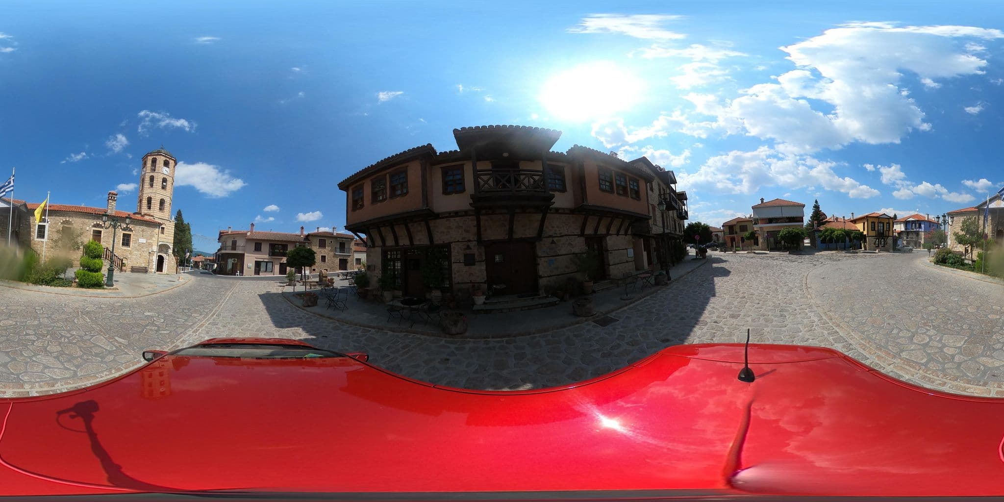 Street view near Alexandrou Traditional Inn, Arnaía — © nglf (CC BY-SA · Mapillary)