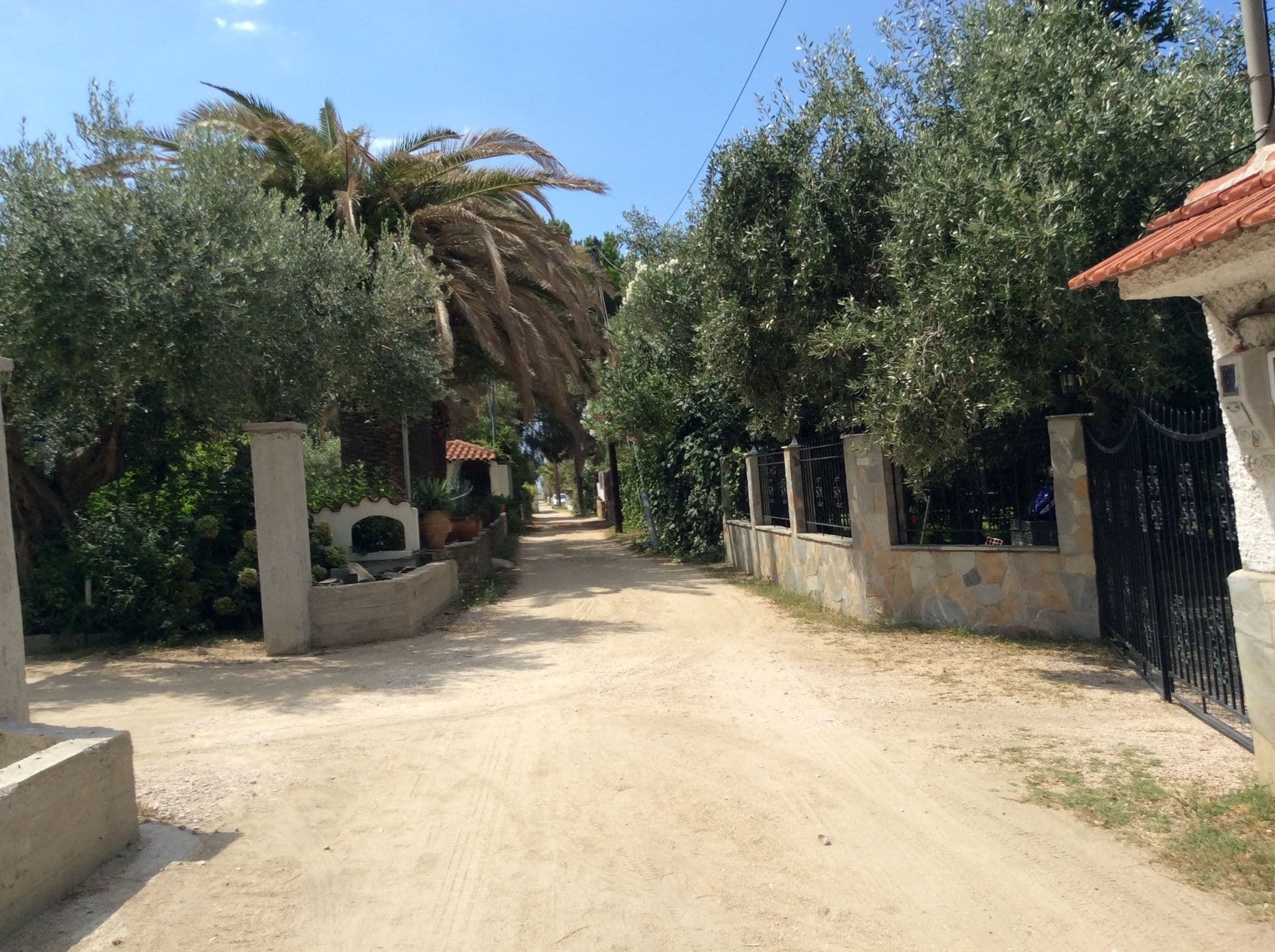 Street view near Sophia's house, Sykiá — © timetaxi (CC BY-SA · Mapillary)