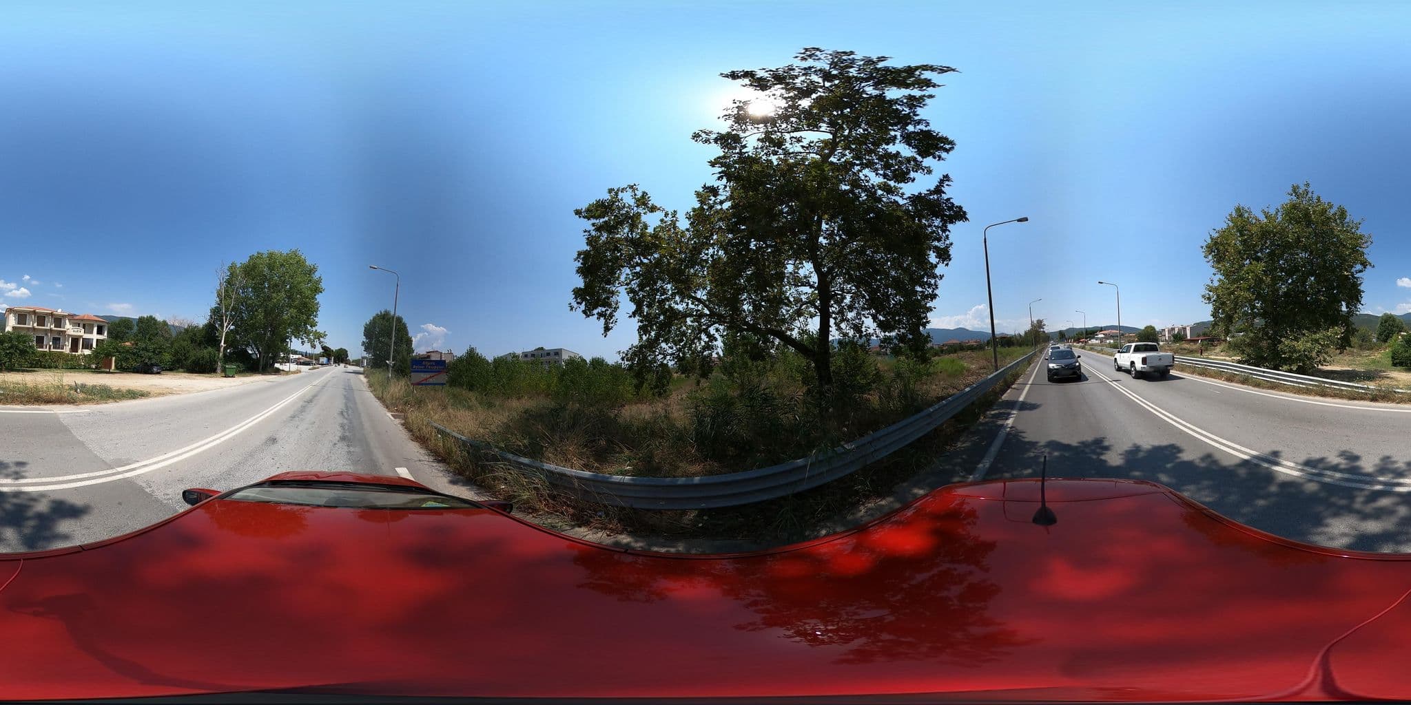 Street view near Elxis Luxury Resort, Néa Vrasná — © nglf (CC BY-SA · Mapillary)
