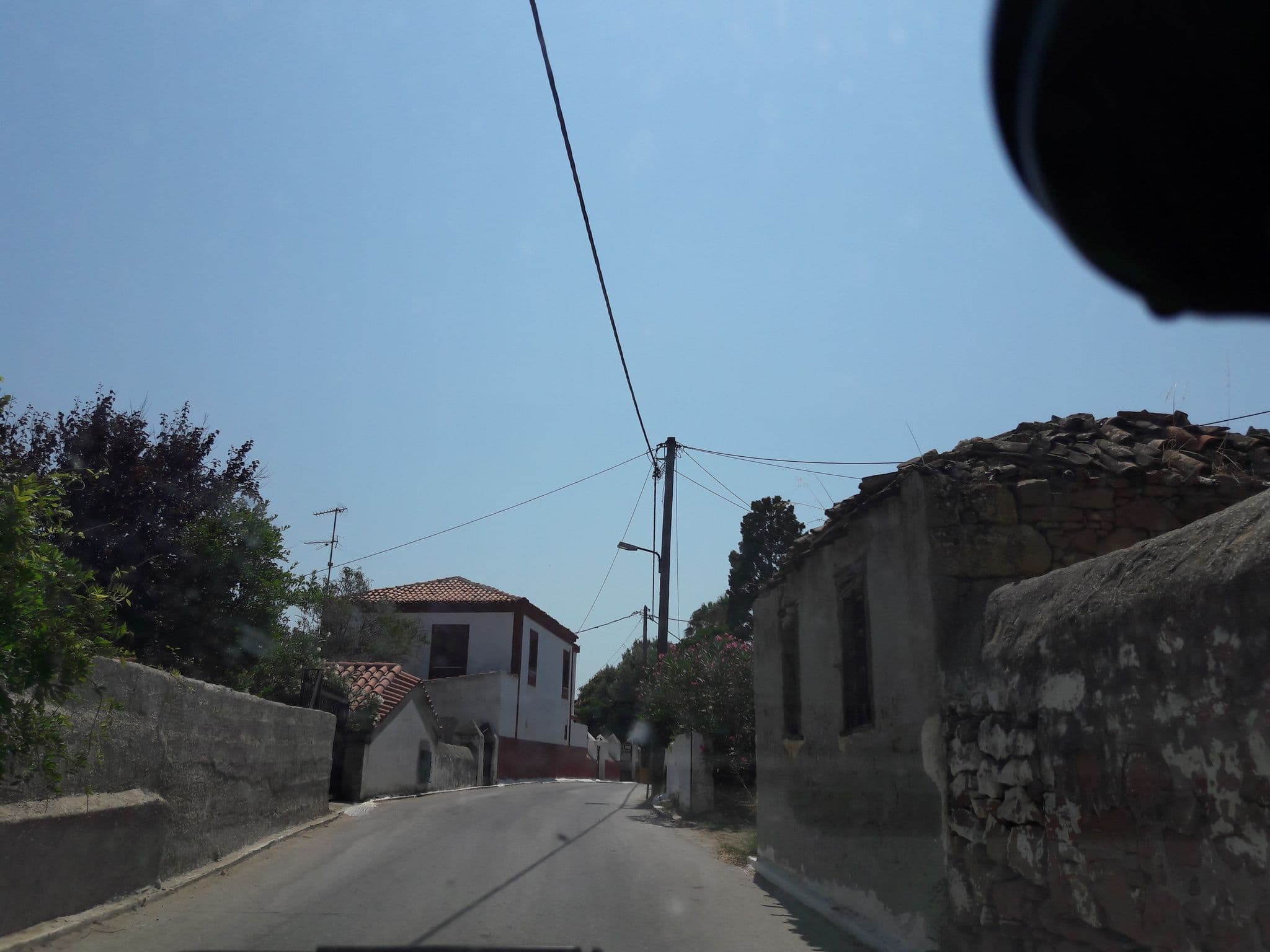 Street view near Elsa's Bed & Breakfast, Moúdhros — © giannis (CC BY-SA · Mapillary)