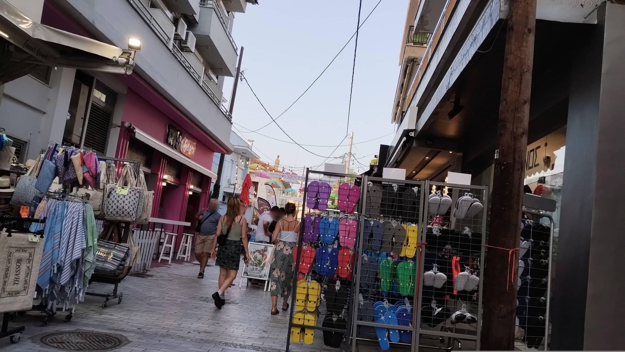 Street view near Hotel Possidon, Thásos — © batvanyu (CC BY-SA · Mapillary)
