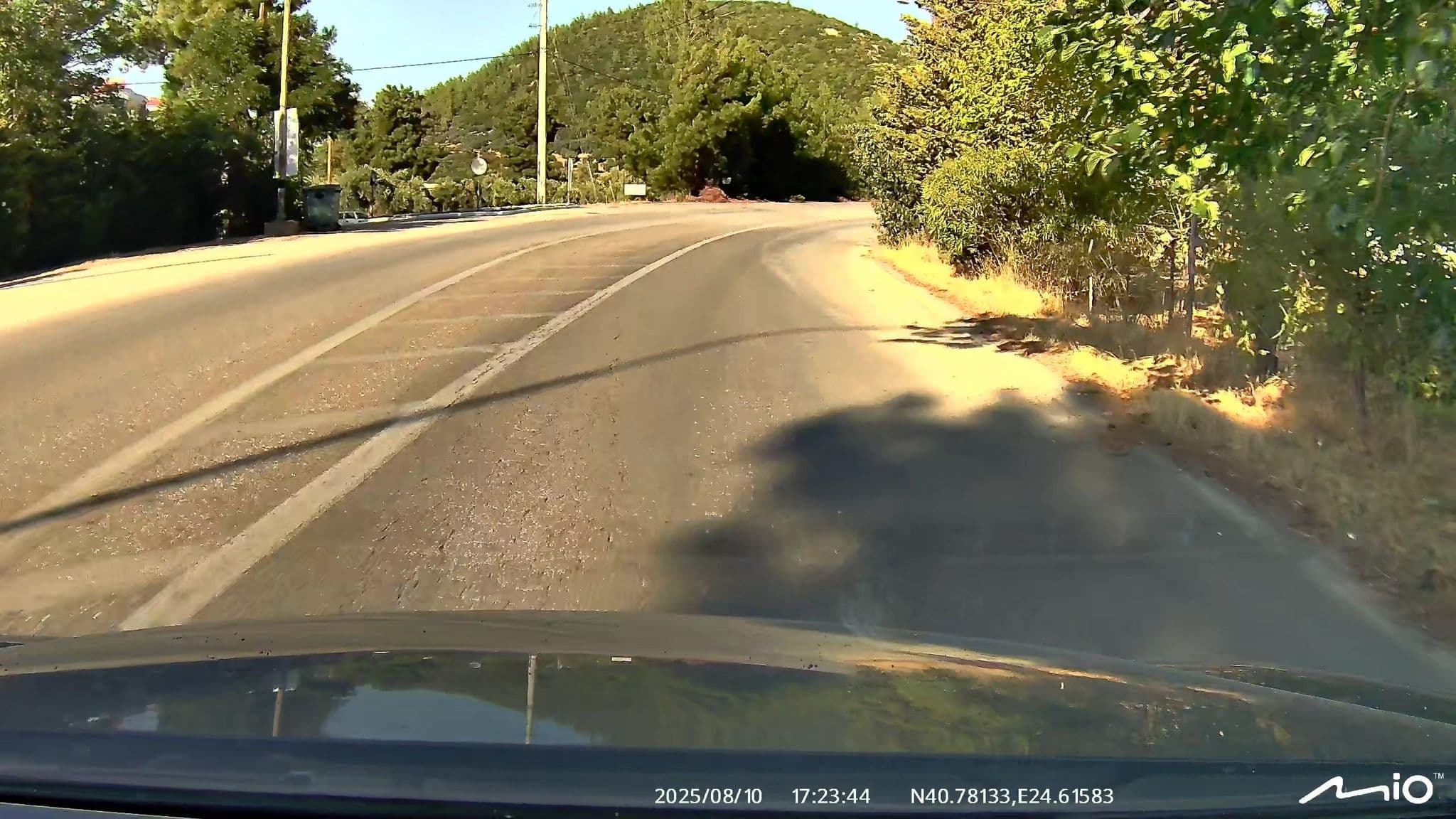 Street view near Argiro Studios, Prínos — © puky (CC BY-SA · Mapillary)