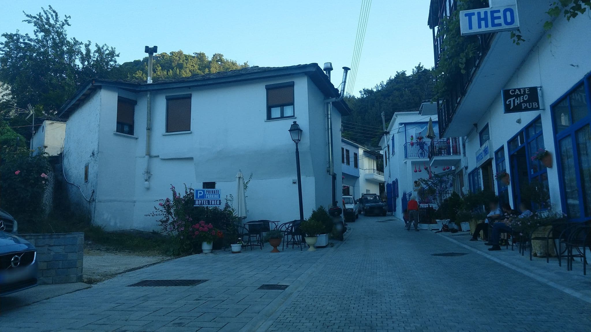 Street view near Hotel Theio, Potamiá — © lucia_ (CC BY-SA · Mapillary)