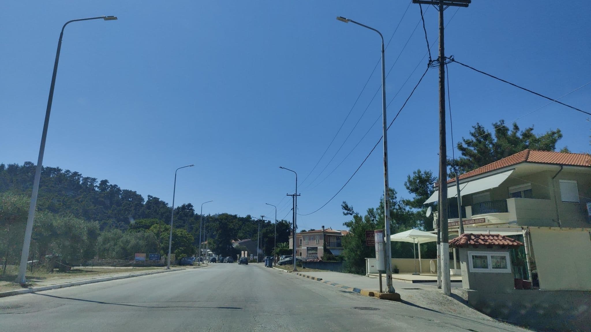 Street view near Aelia Villa, Thásos — © tr4sk (CC BY-SA · Mapillary)