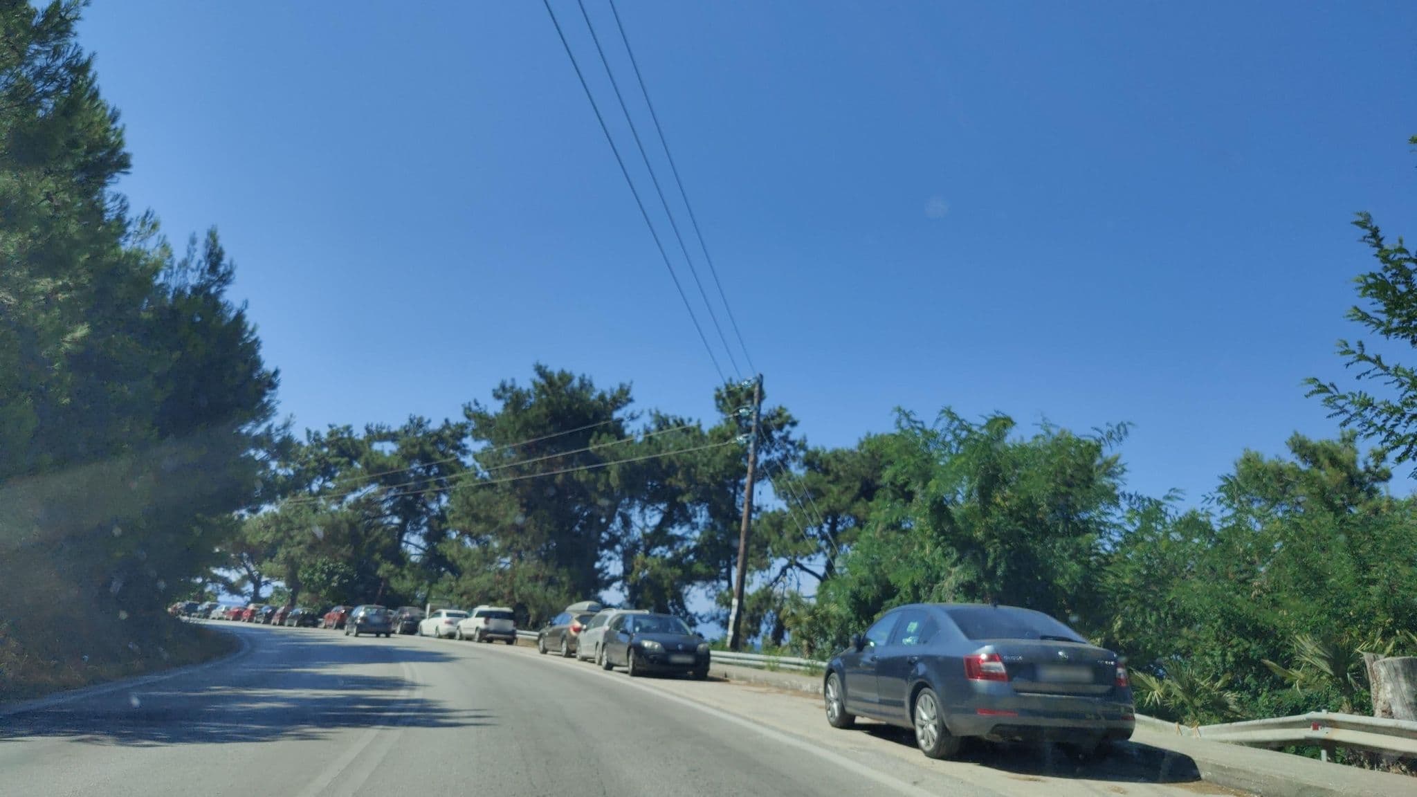 Street view near Tarsanas Hotel, Thásos — © tr4sk (CC BY-SA · Mapillary)