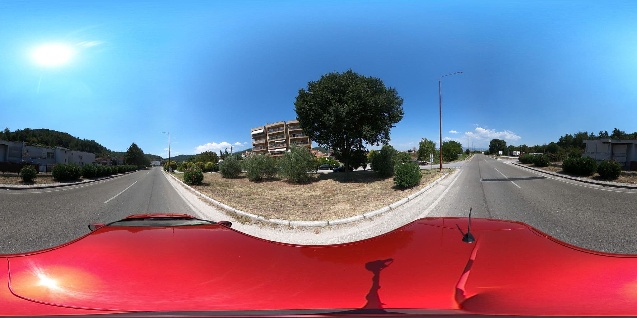 Street view near Hotel Poseidon, Eleftheroúpolis — © nglf (CC BY-SA · Mapillary)