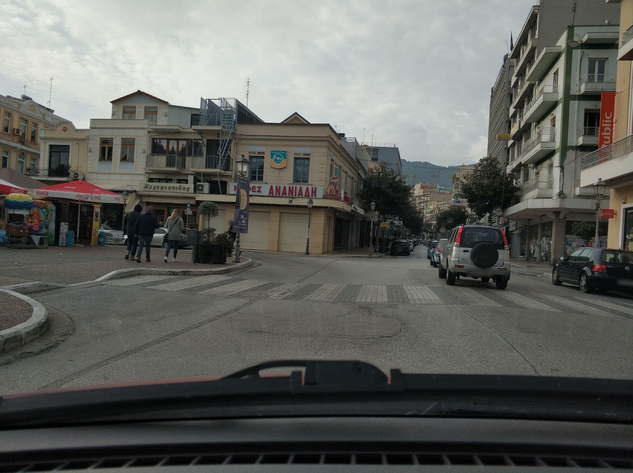 Street view near Lucy Hotel, Kavála — © nestoras (CC BY-SA · Mapillary)