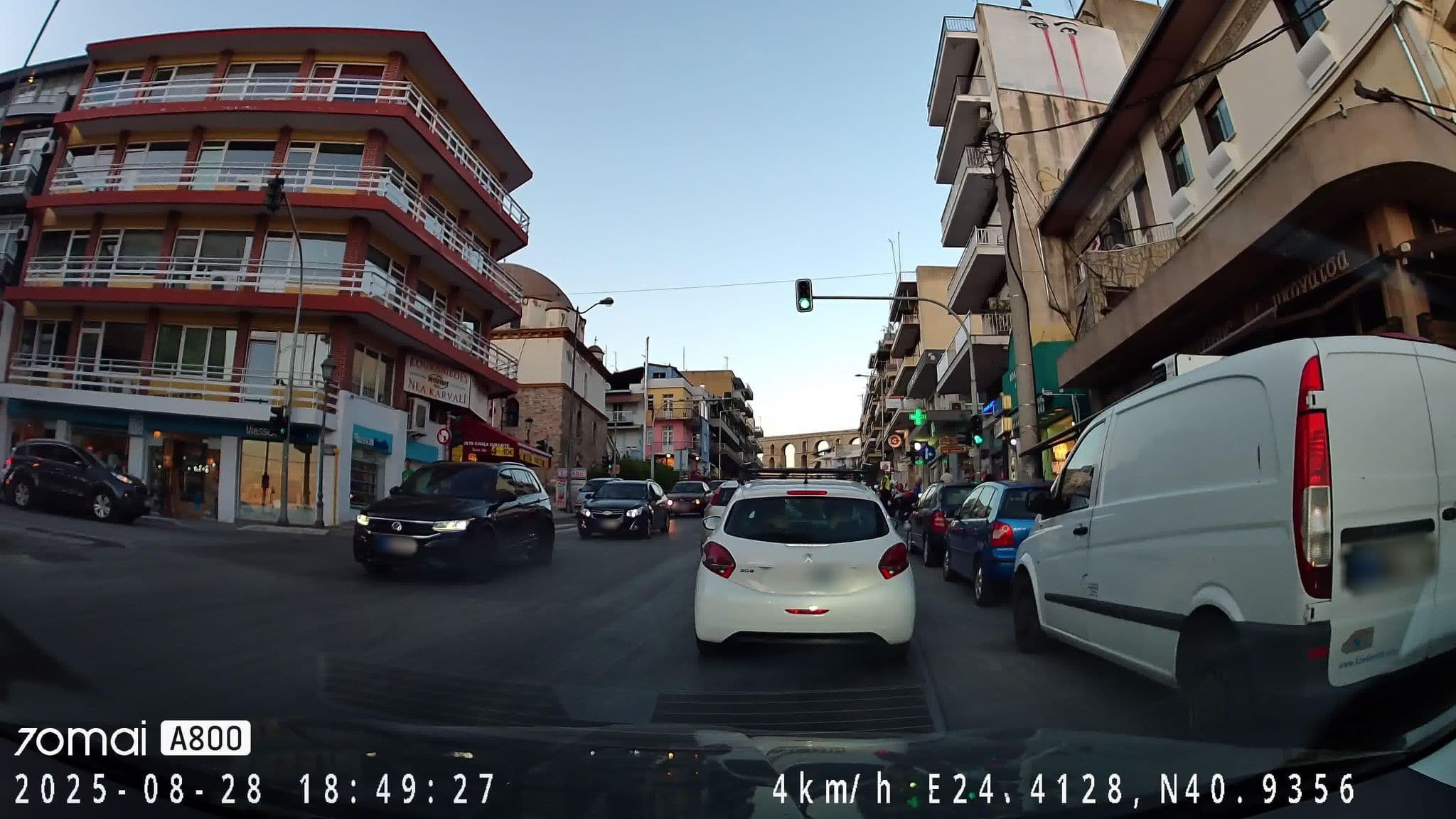 Street view near Yannis Hotel (Cavala), Kavála — © morflot (CC BY-SA · Mapillary)