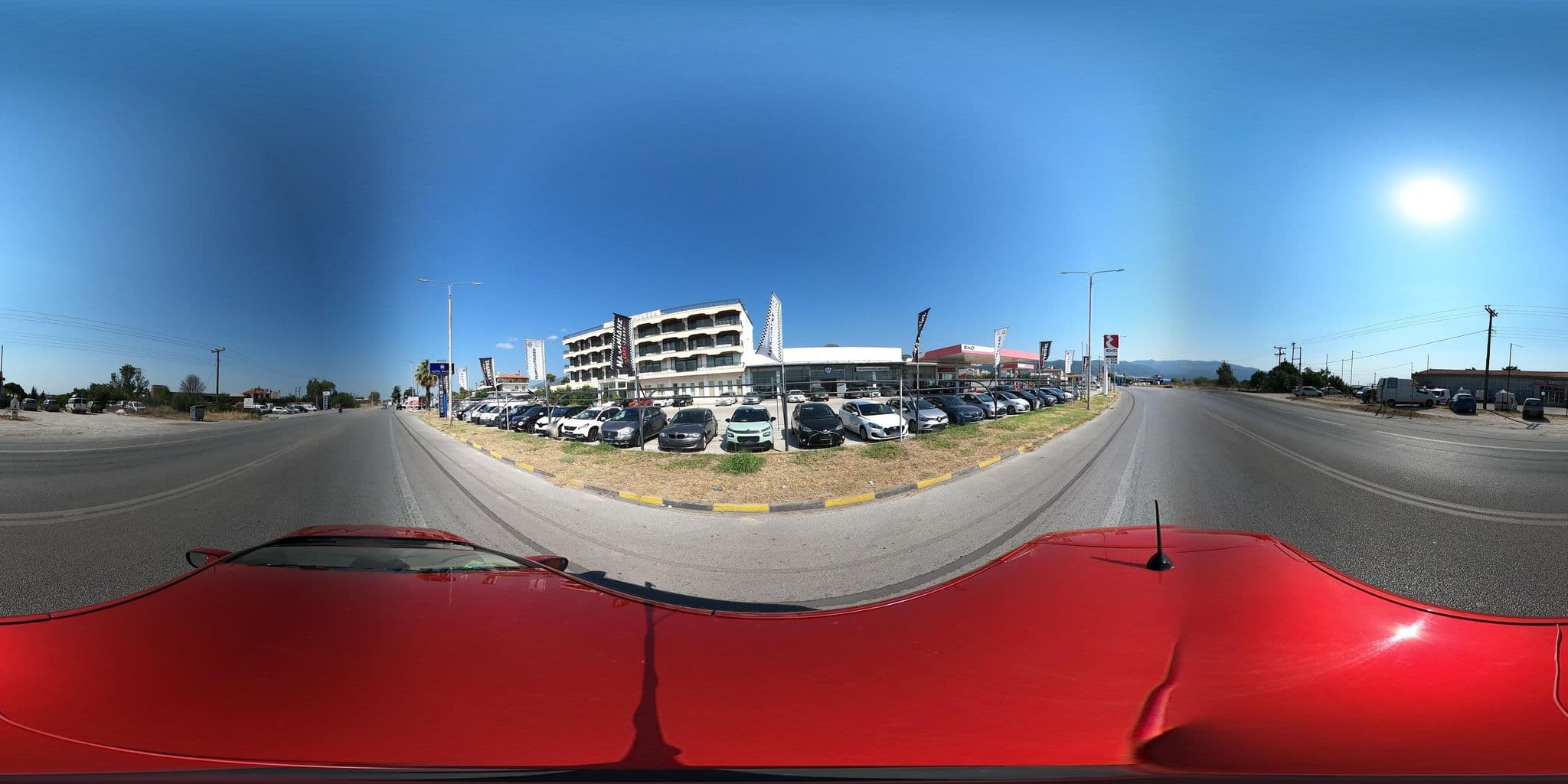 Street view near Motel Natassa, Xánthi — © nglf (CC BY-SA · Mapillary)