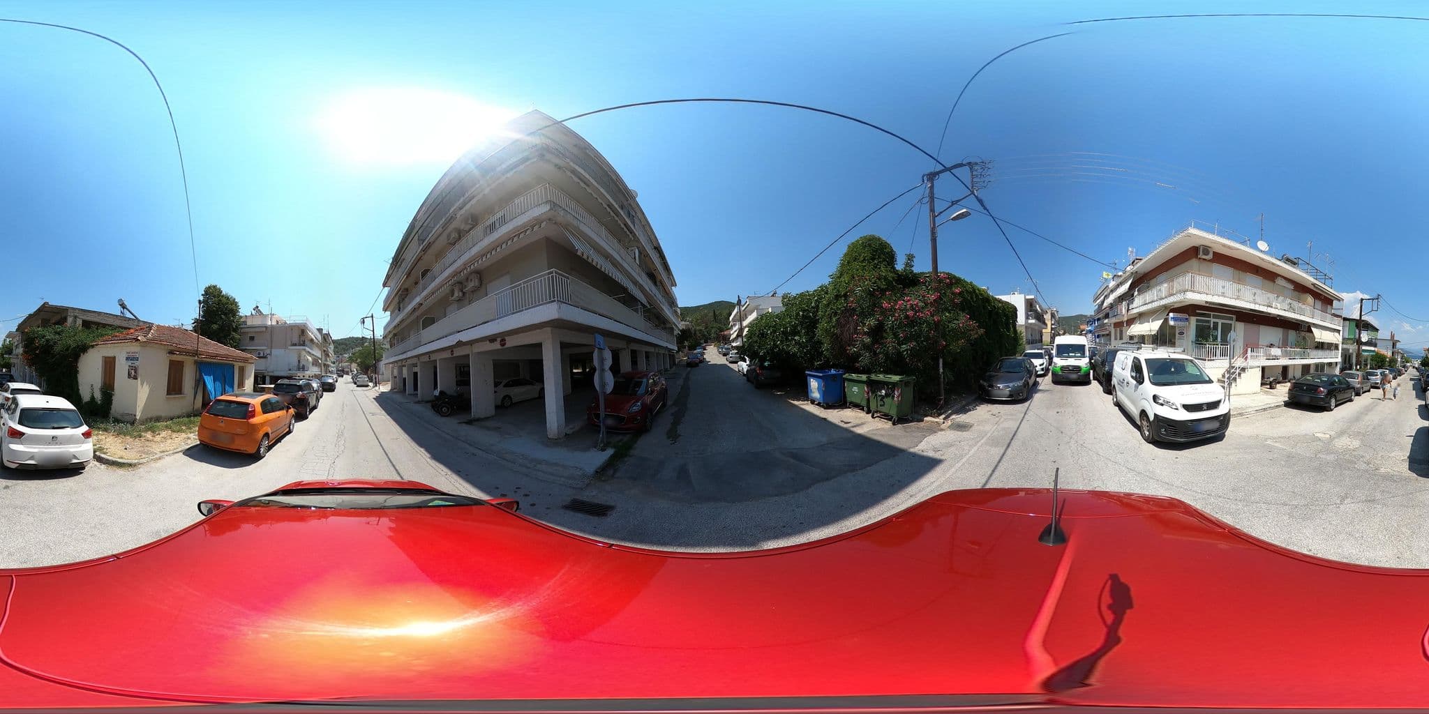 Street view near Rent House Anemos, Néa Iraklítsa — © nglf (CC BY-SA · Mapillary)