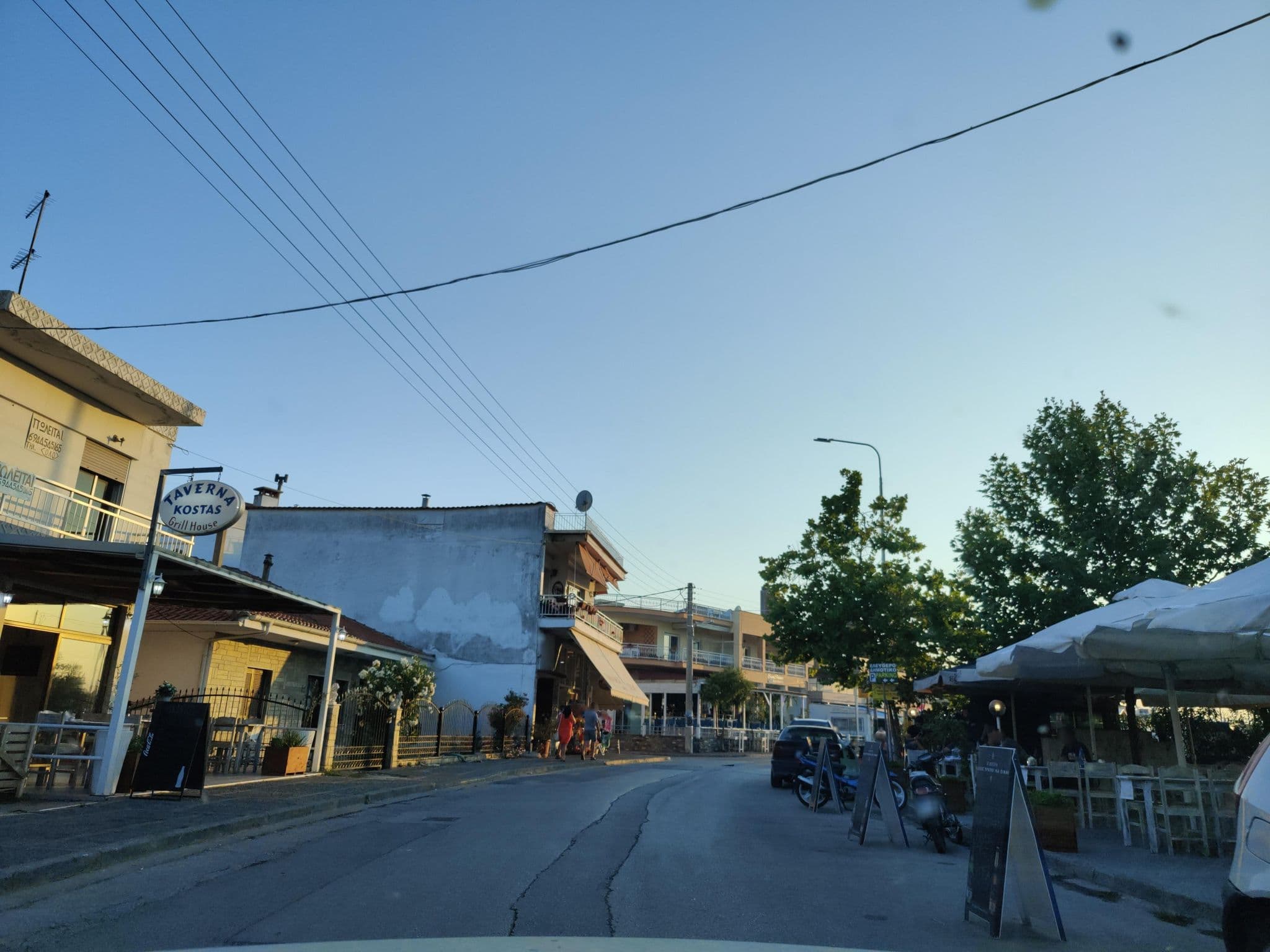 Street view near Xenia Apartments, Keramotí — © tr4sk (CC BY-SA · Mapillary)
