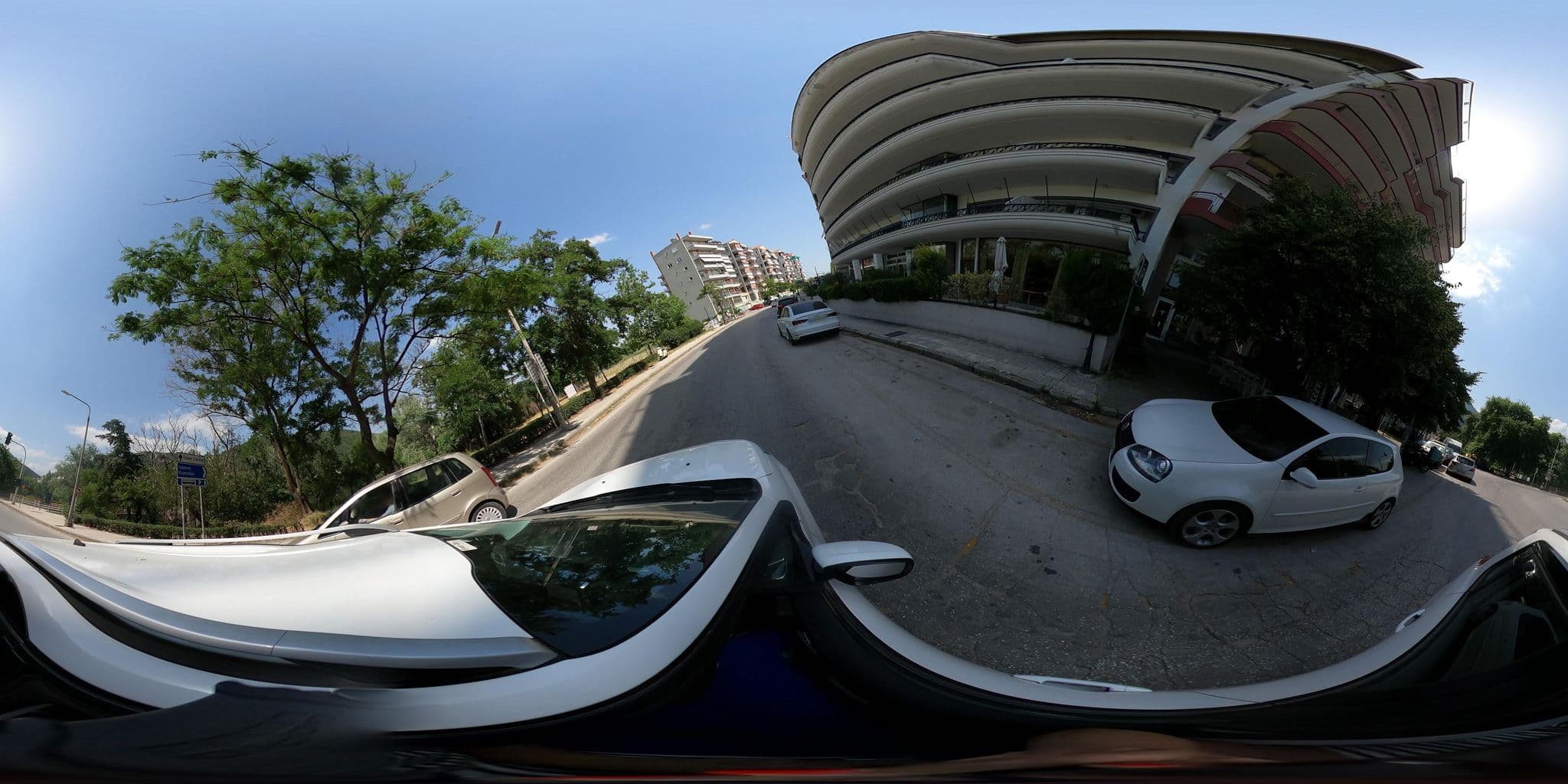 Street view near Helena hotel, Xánthi — © efikour (CC BY-SA · Mapillary)