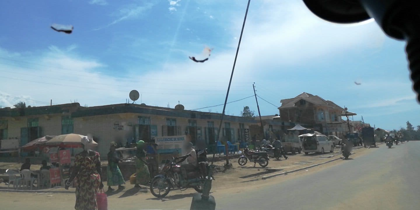 Street view near Centre d'accueil Pacifique, Bunia — © tojoaro (CC BY-SA · Mapillary)