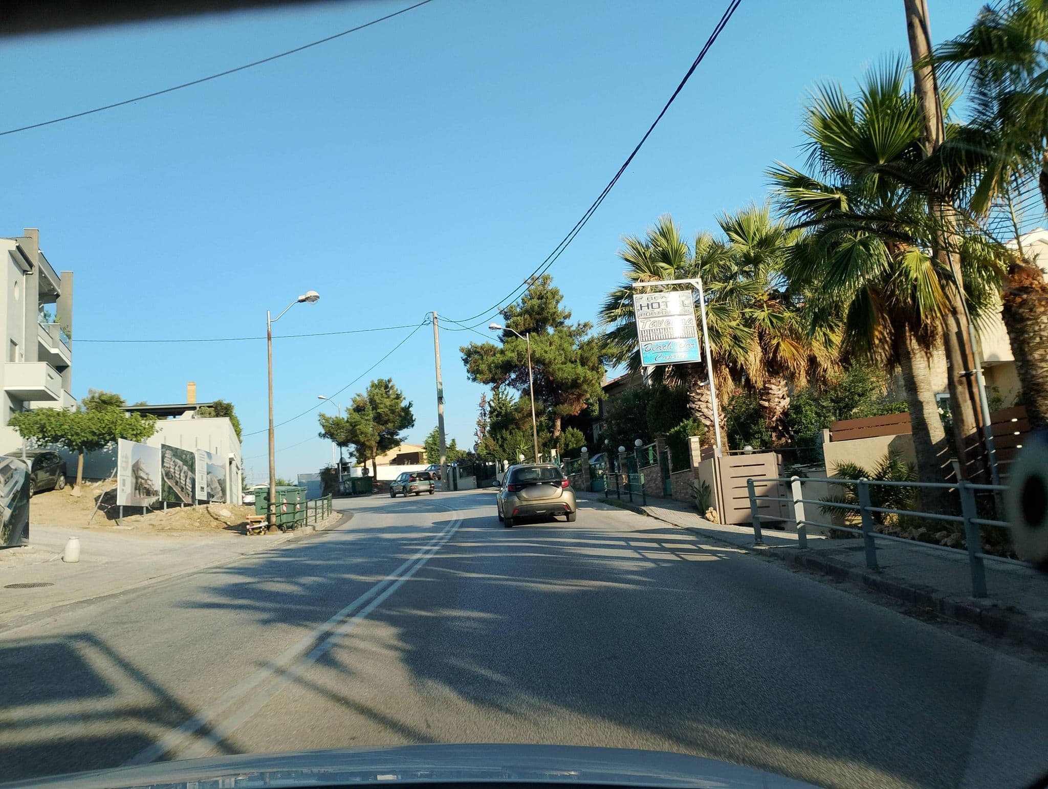 Street view near Porto Palio Beach Hotel, Palaió Tsiflíki — © George_210 (CC BY-SA · Mapillary)