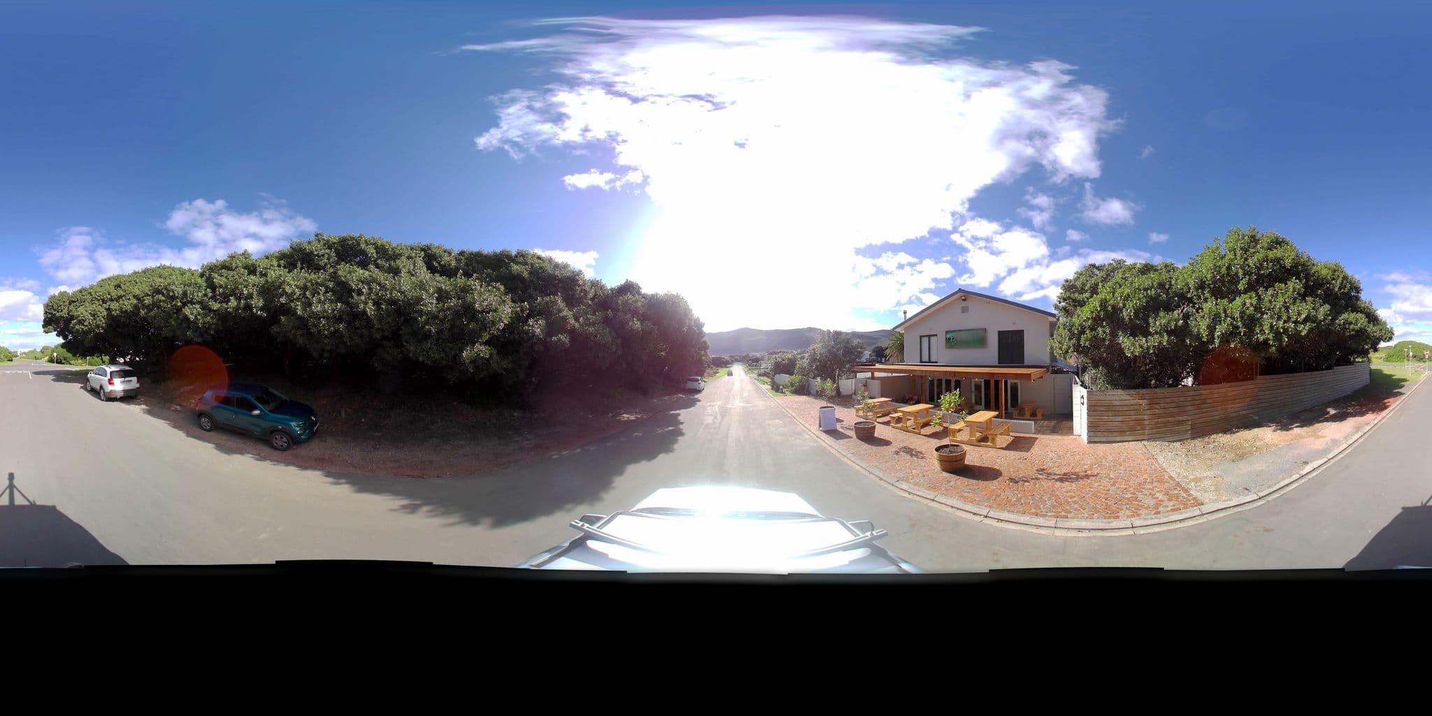 Street view near Bamboo Beach Restaurant, Hermanus — © gertcb (CC BY-SA · Mapillary)