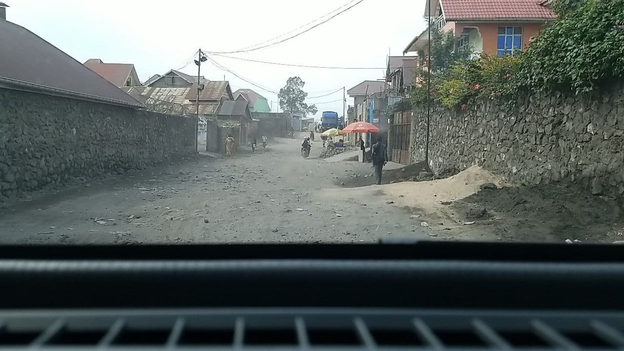 Street view near La virunga guest house, Goma — © jacquesbure (CC BY-SA · Mapillary)