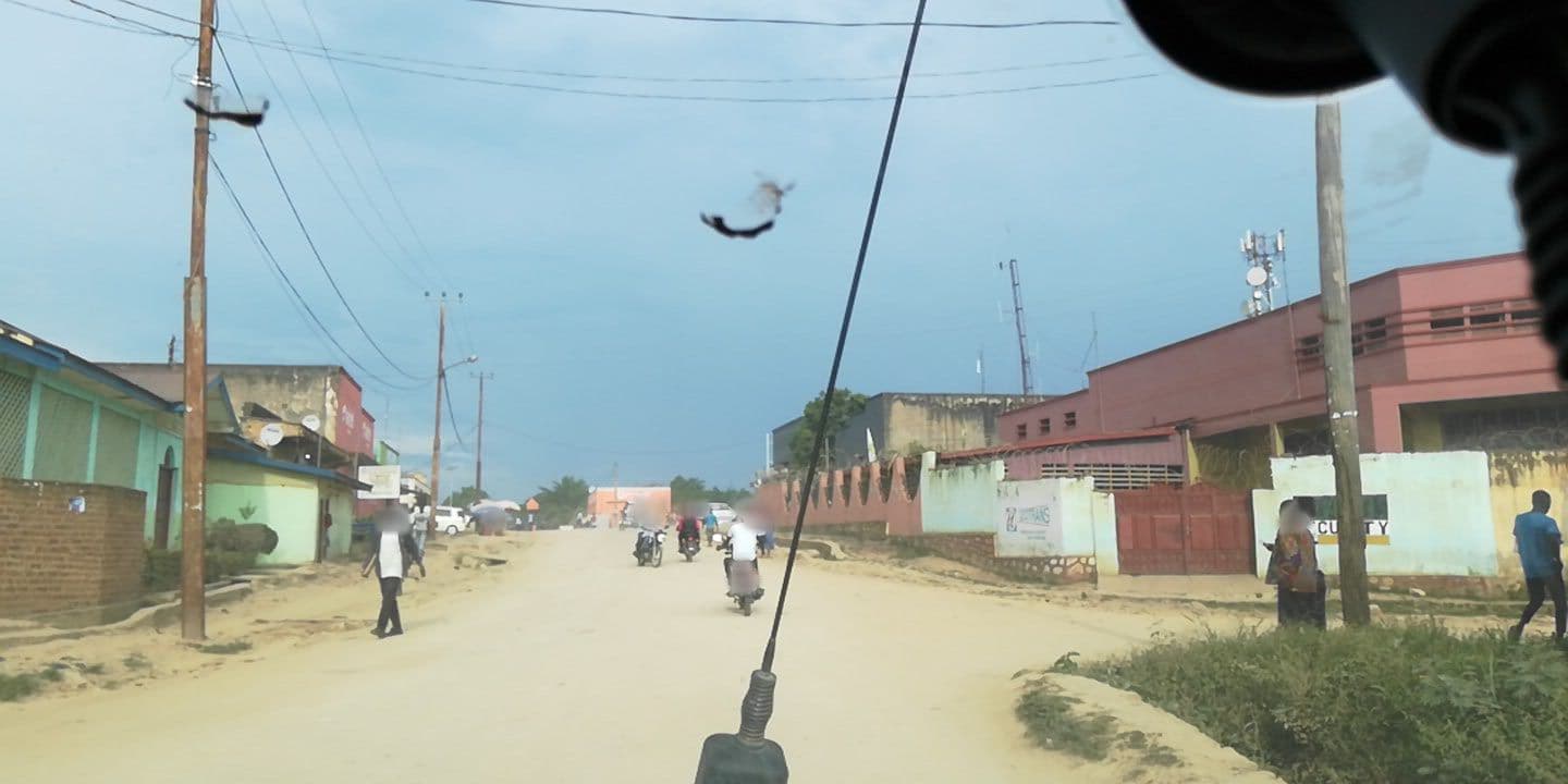 Street view near Hôtel A coté, Bunia — © tojoaro (CC BY-SA · Mapillary)