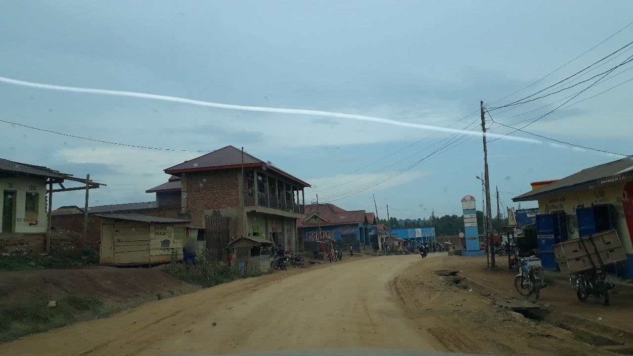 Street view near Hôtel Tala na Miso, Bunia — © pmbuya (CC BY-SA · Mapillary)