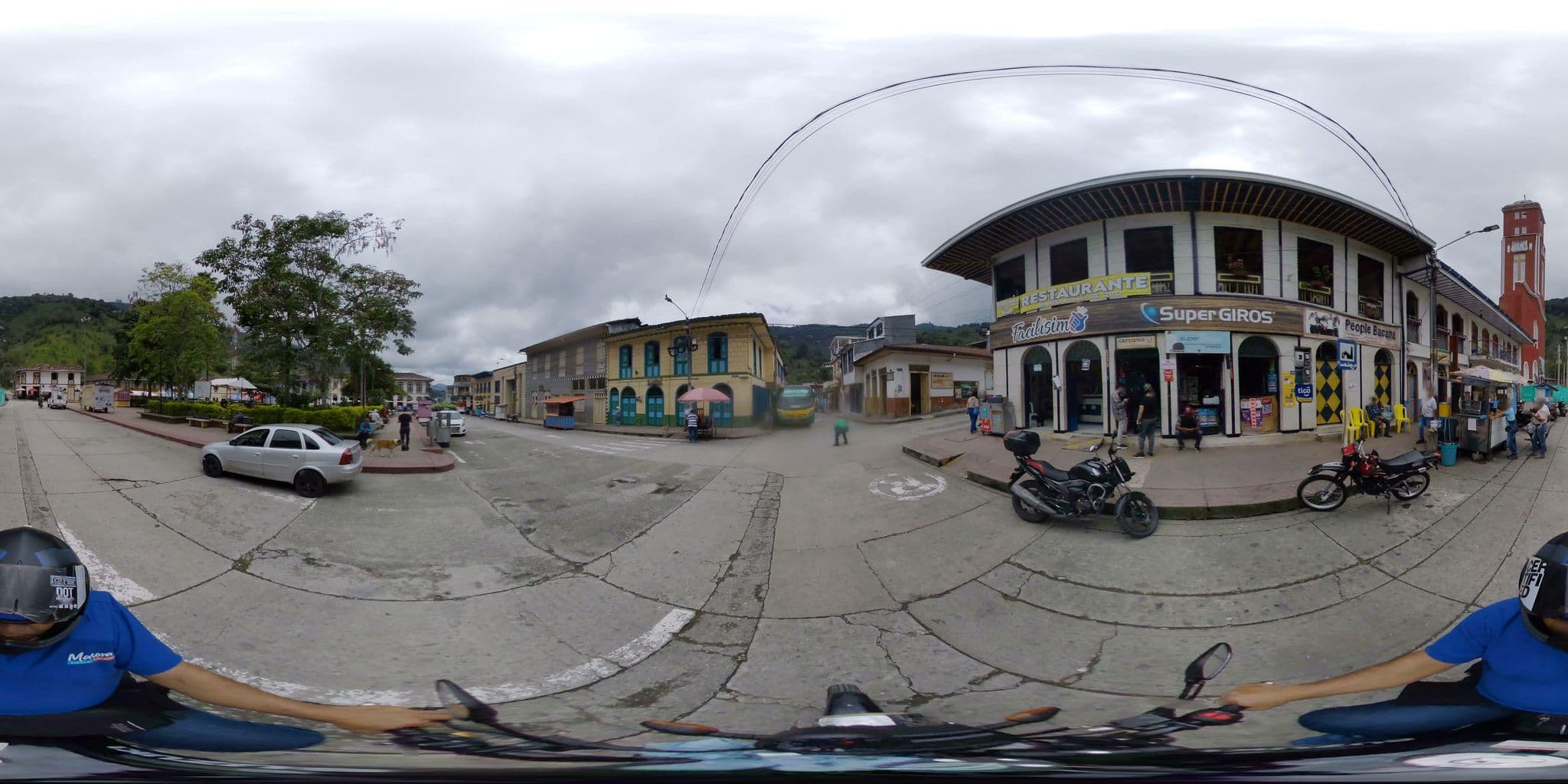Street view near Hostal Jerusalén, Pijao — © masora (CC BY-SA · Mapillary)