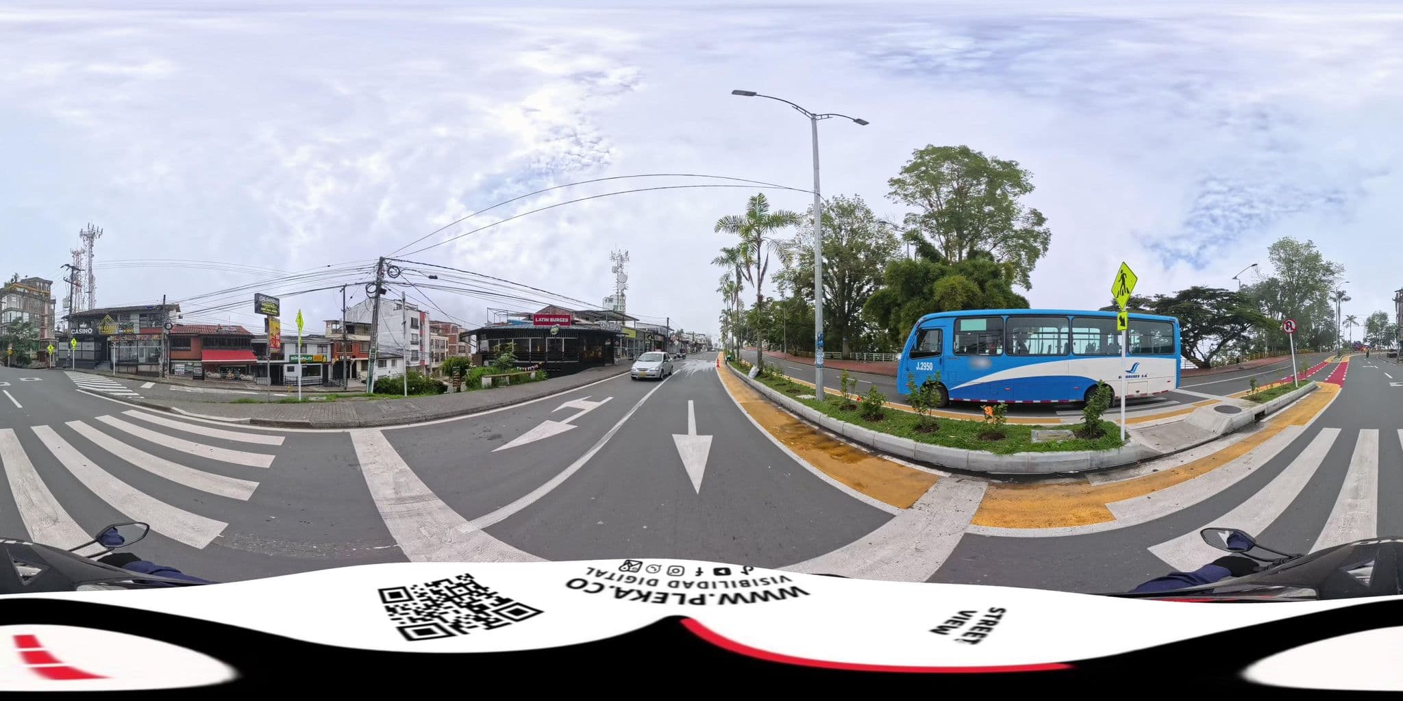 Street view near Overlook Hostal, Manizales — © Pleka (CC BY-SA · Mapillary)