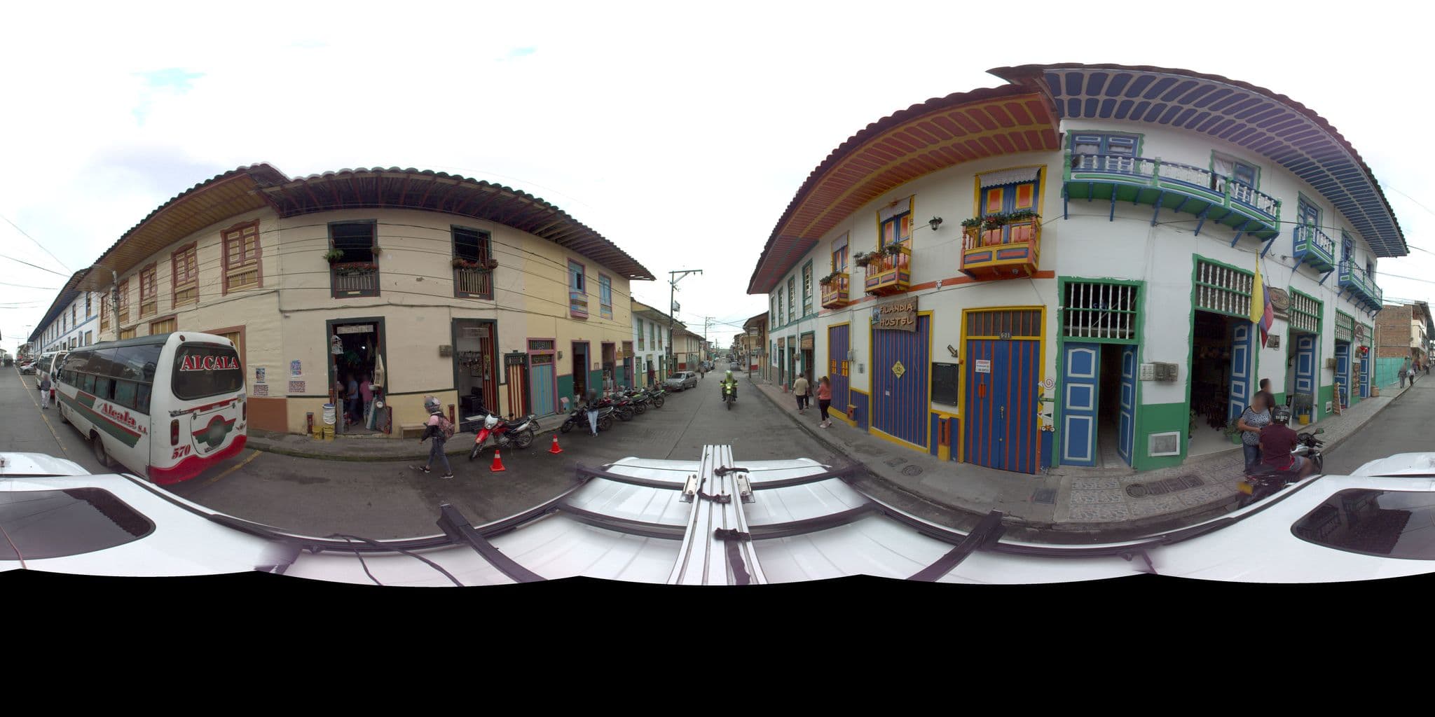 Street view near Hostal Filandia, Filandia — © sarahantos (CC BY-SA · Mapillary)
