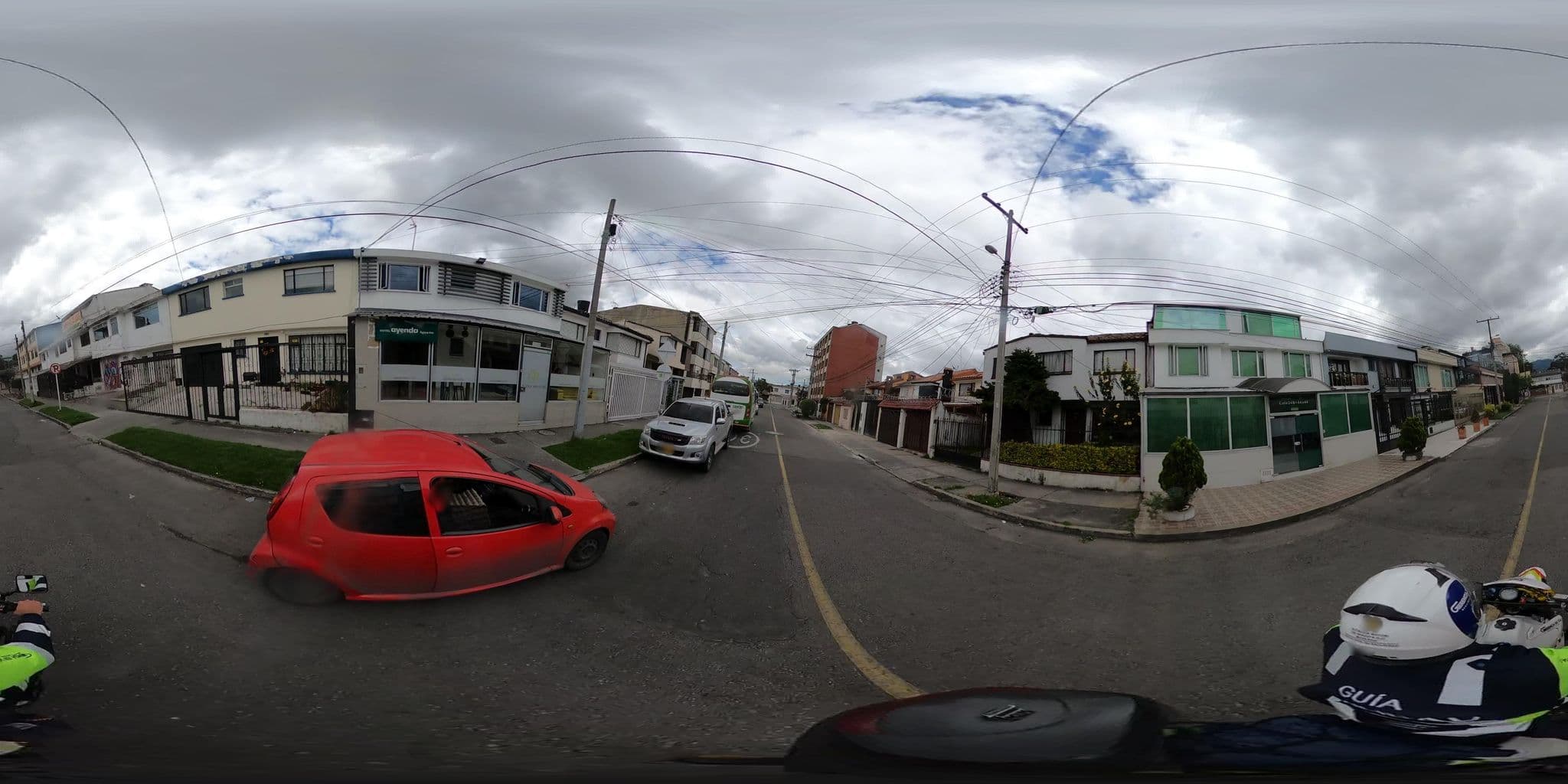 Street view near hotel Laguna 24, Bogotá — © jramonSDM (CC BY-SA · Mapillary)