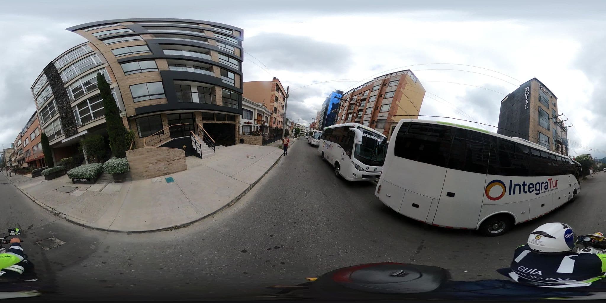 Street view near Hotel 5 Elementos Corferias, Bogotá — © jramonSDM (CC BY-SA · Mapillary)