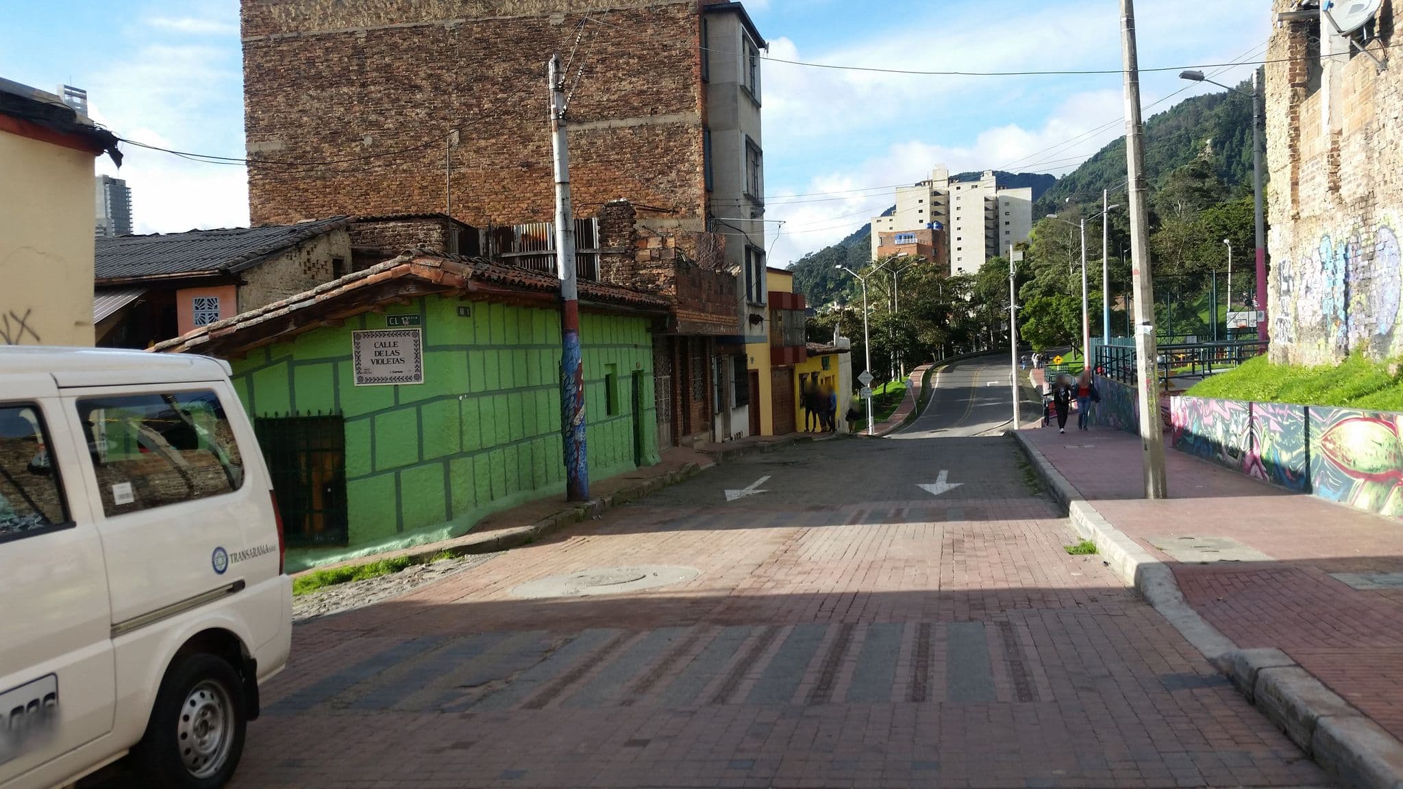 Street view near Sayta Hostal 2, Bogotá — © ejegg (CC BY-SA · Mapillary)