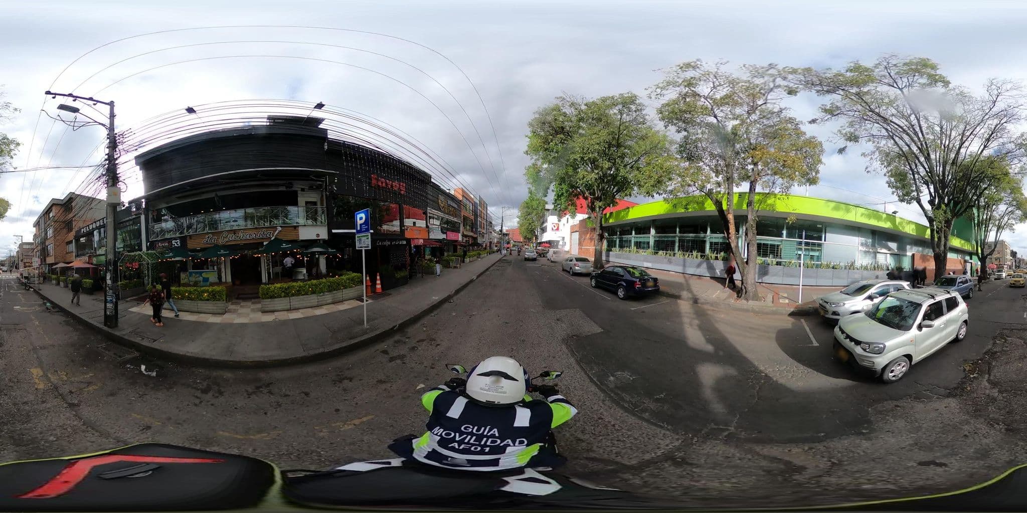 Street view near Hotel Lord Galerias Bogota, Bogotá — © krojasSDM (CC BY-SA · Mapillary)
