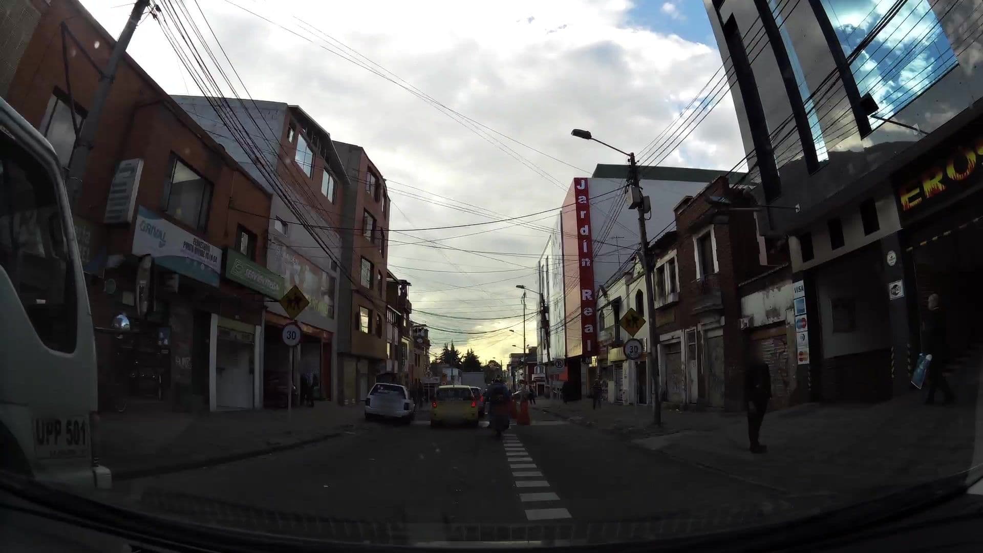 Street view near Motel Eros, Bogotá — © kaartcam (CC BY-SA · Mapillary)